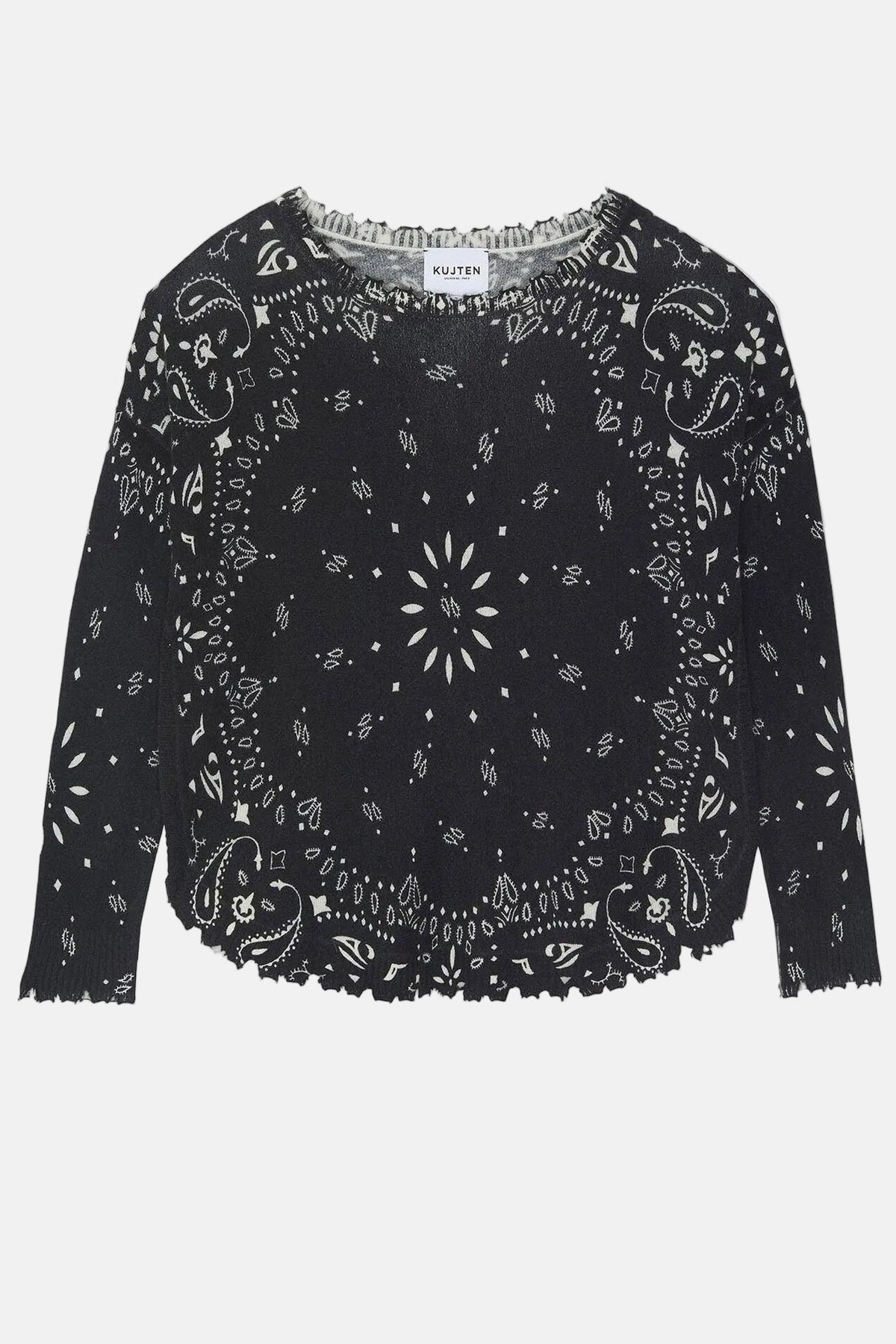 Pullover bei ABOUT.ALEXA: Kujten Mela Bandana Bico Noir Blanc Pullover
