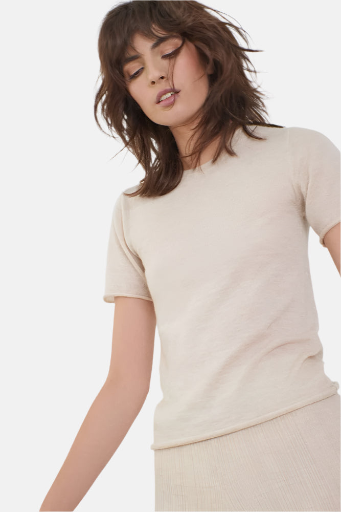 Belinda, Ecru, Fine Cashmere Tea