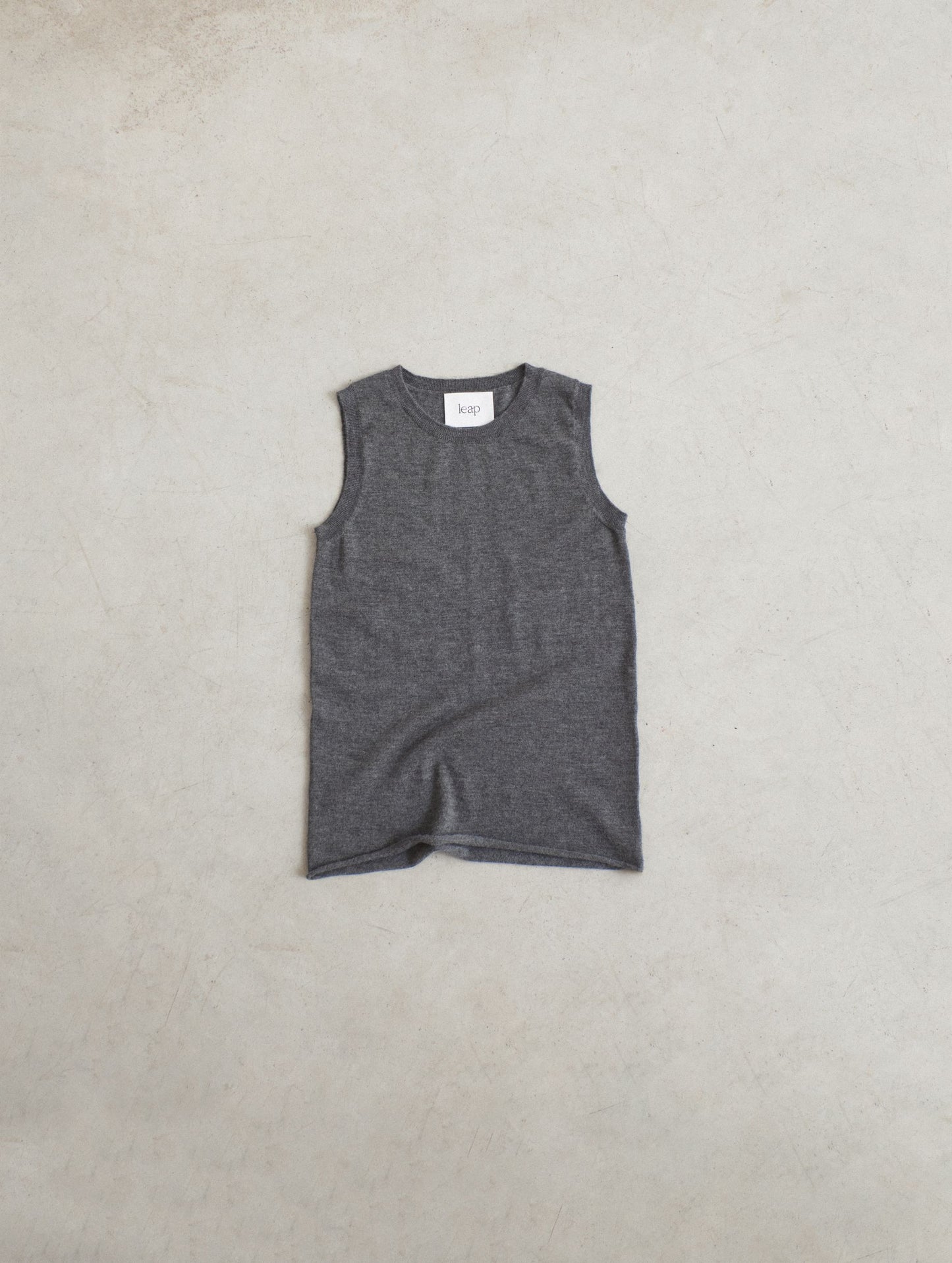 Alma, Grey, Sleeveless Top