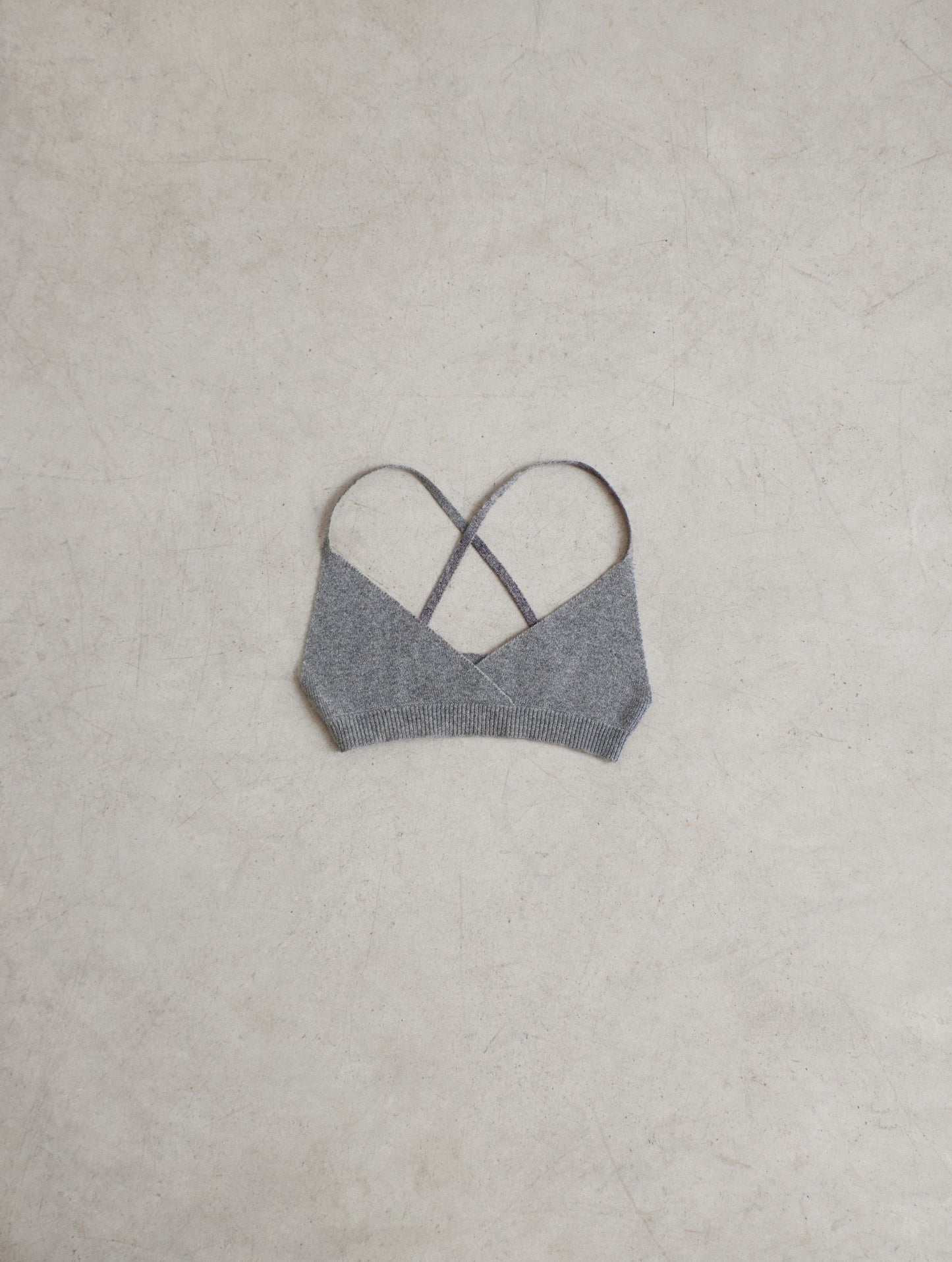 Minerva, Grey, Cashmere Bra