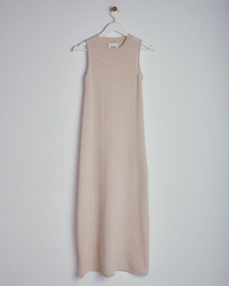 Leap Concept Ximena, Ecru, Cashmere Dress