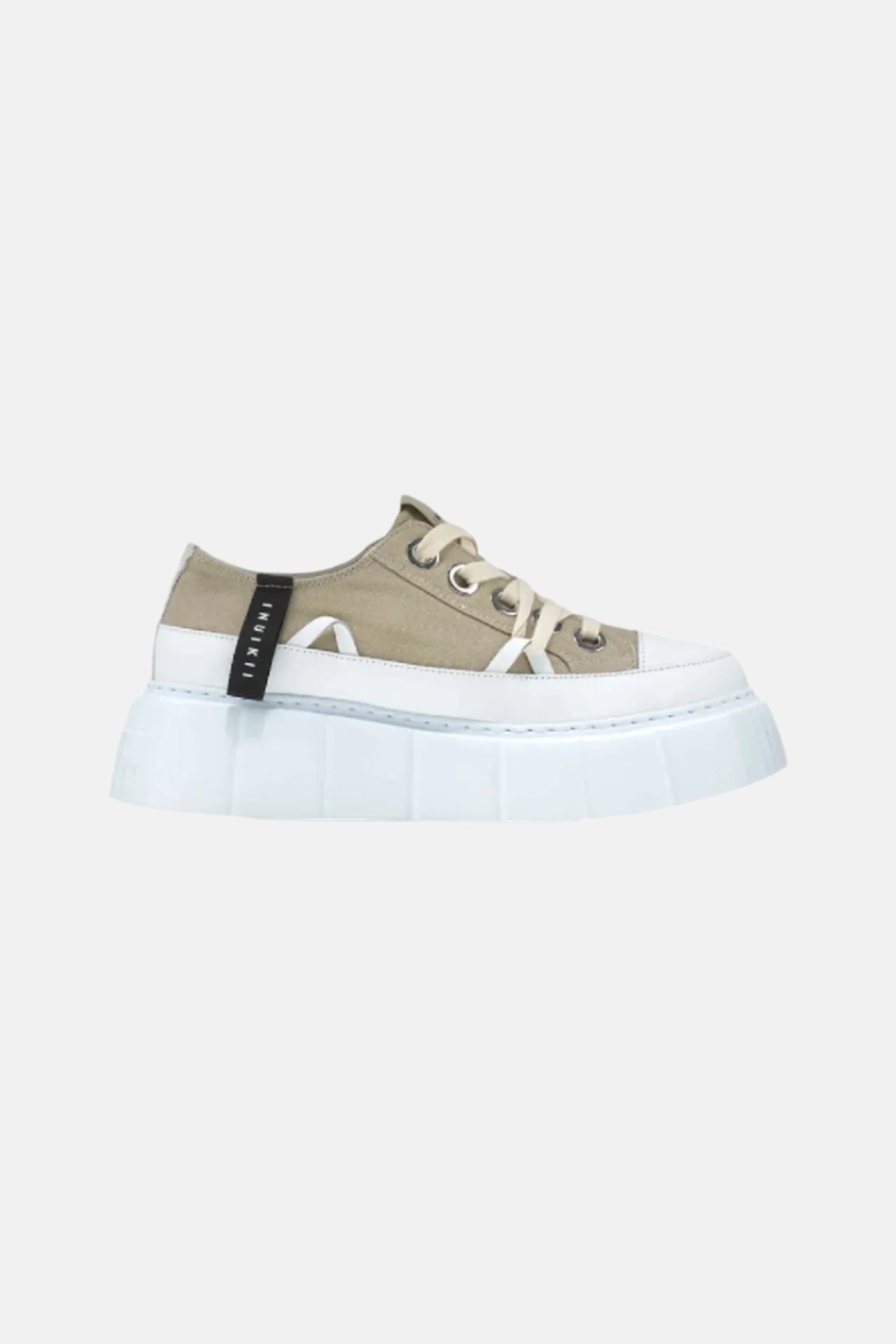 INUIKII Matilda Canvas Low, Grey, Sneaker