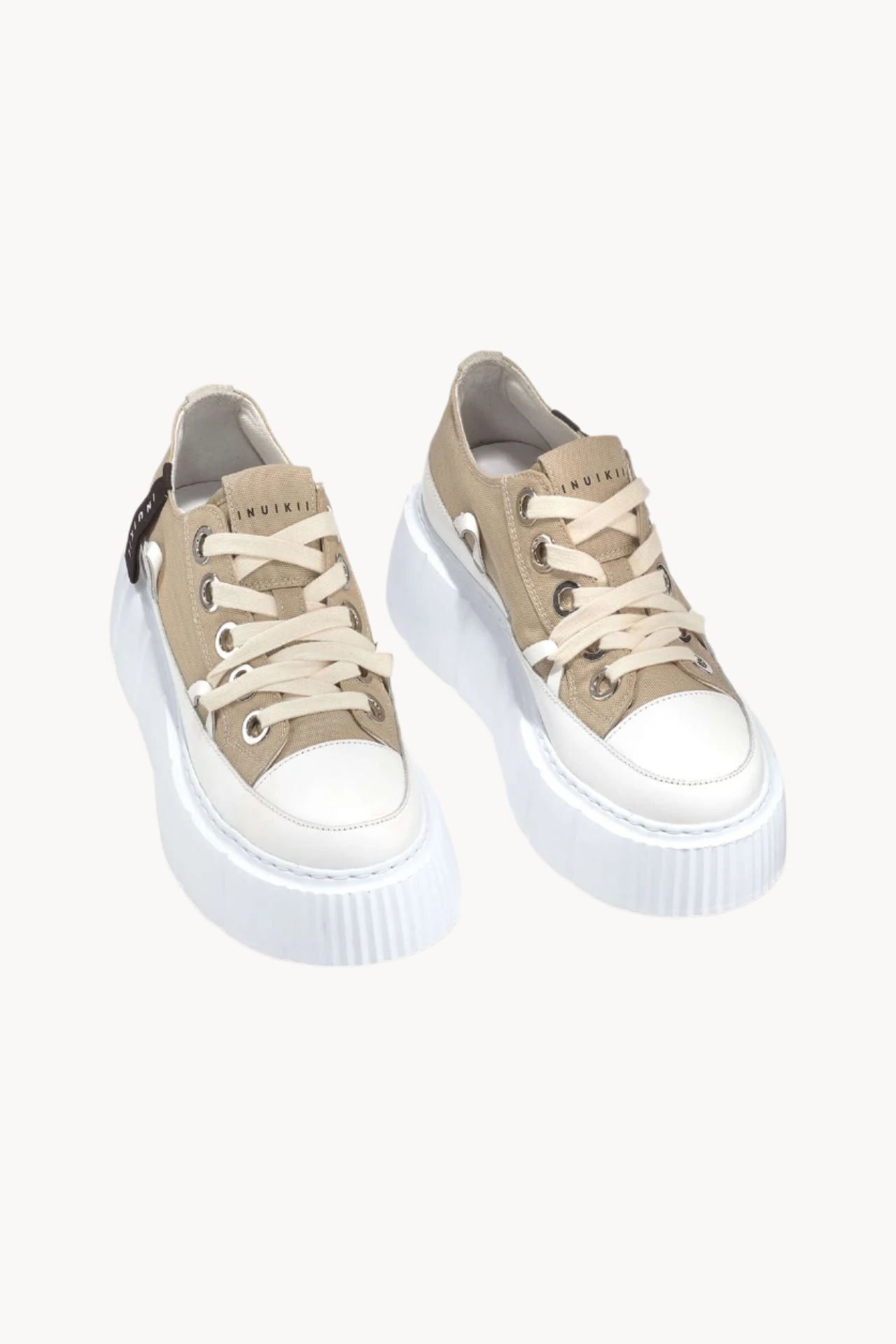 INUIKII Matilda Canvas Low, Grey, Sneaker