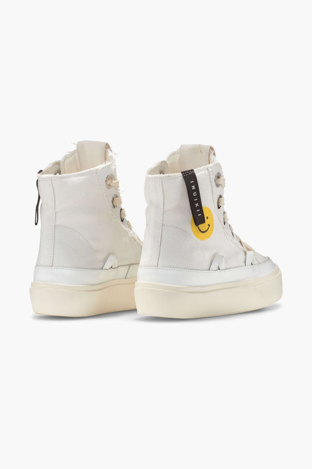 INUIKII Distressed Matilda, White, Sneaker