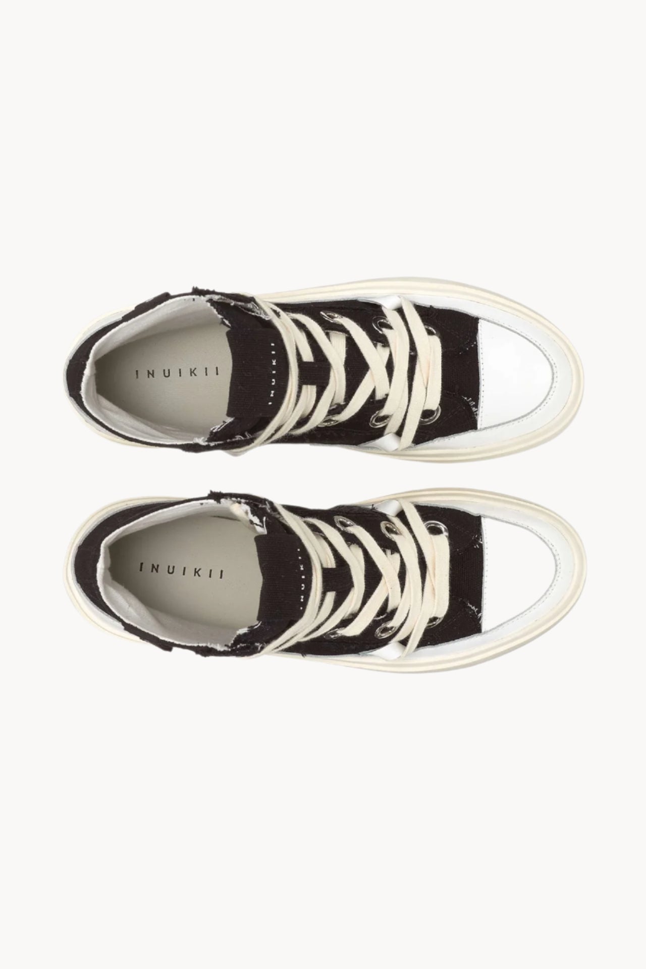 INUIKII Distressed Matilda, Black, Sneaker