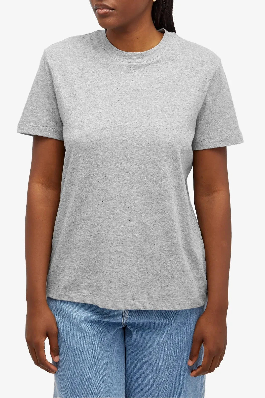 Róhe, Slub, light grey melange, Shirt