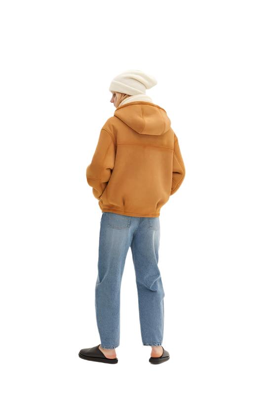 Halfboy Shearling, Honey, Hoodie