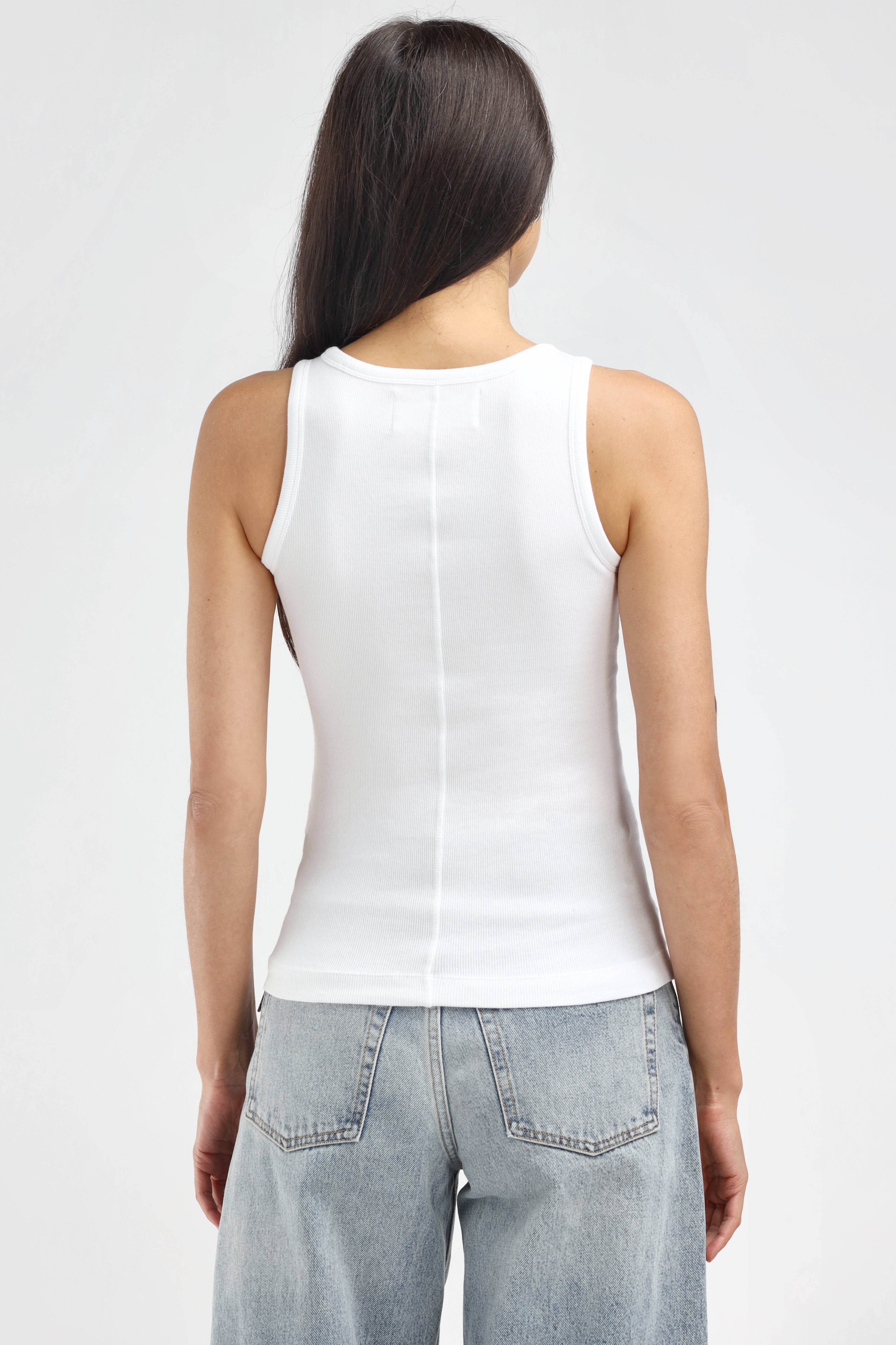 Ladneri La Coeur Embroidery, White, Top