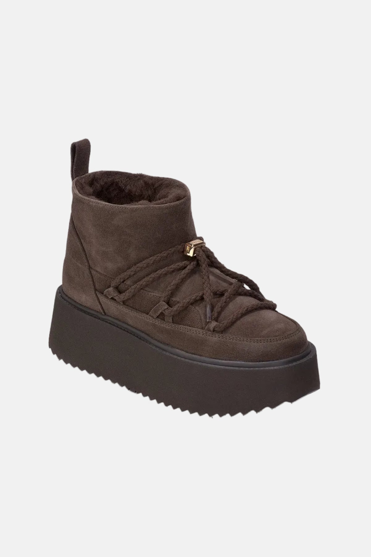 INUIKII Classic Low Platform, Dark Brown, Schuhe