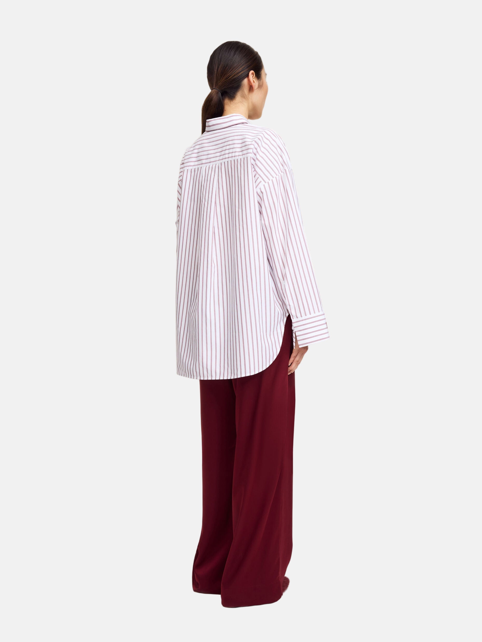 By Malene Birger Derris, Cabernet Stripe, Hemdbluse