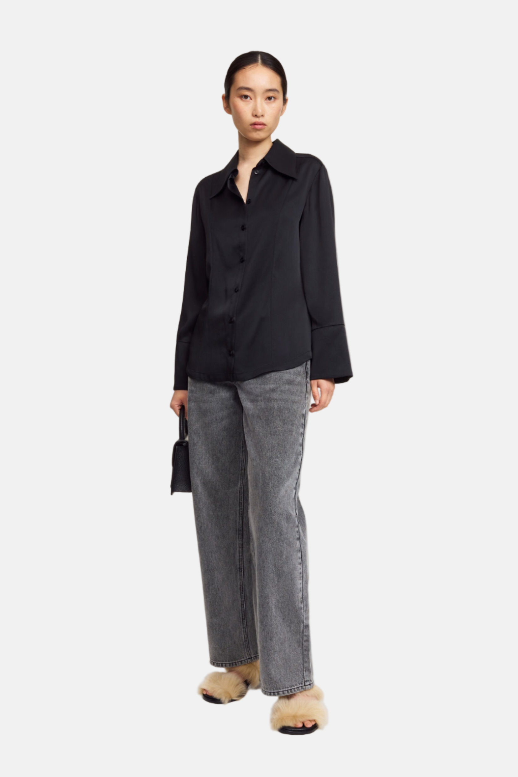 By Malene Birger Rosianna, Schwarz, Bluse