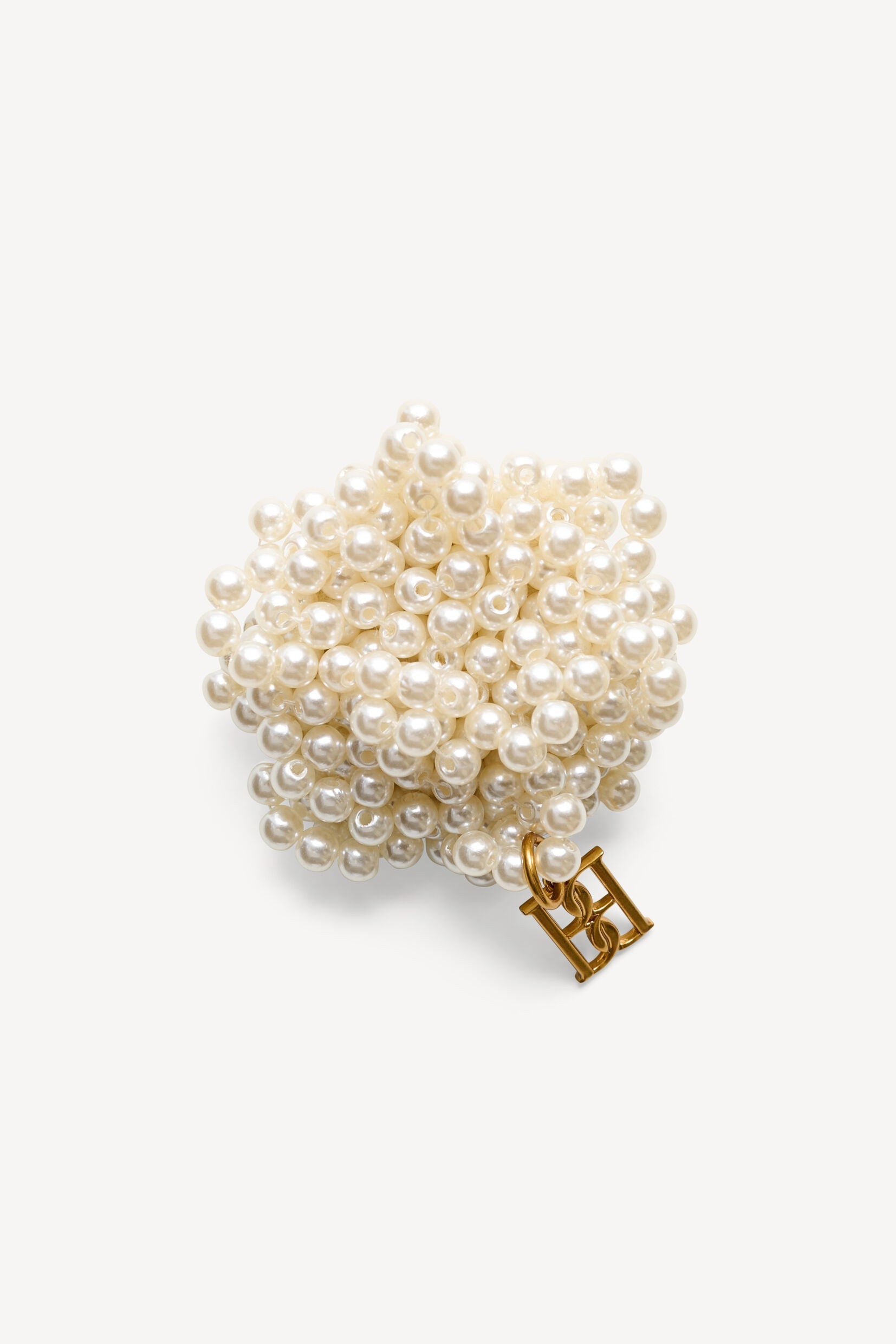 By Malene Birger Helea Small, Soft White, Brosche