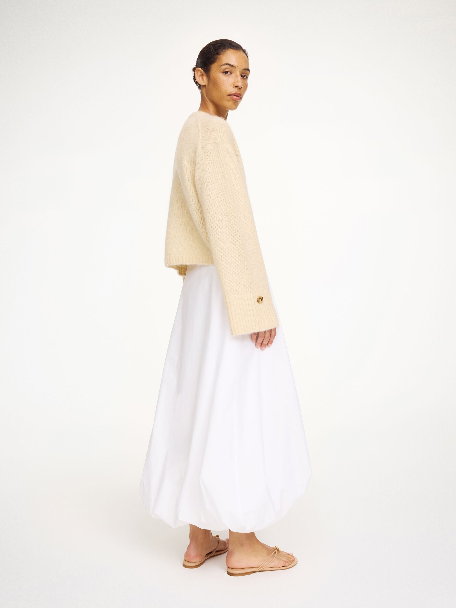 By Malene Birger Cierrou Soft, Vanilla Cream, Strickjacke