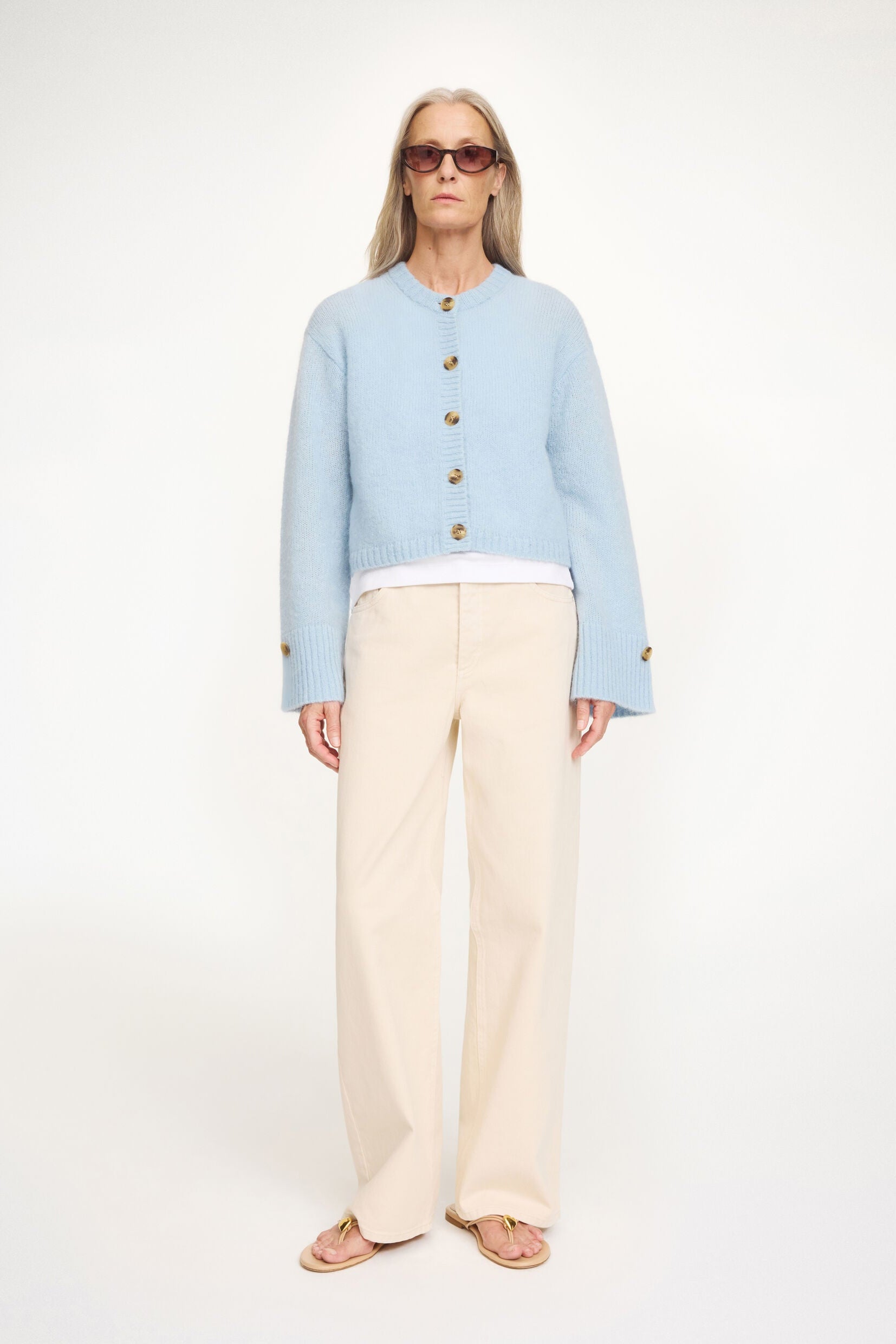 By Malene Birger Cierrou Soft, Dream Blue, Strickjacke