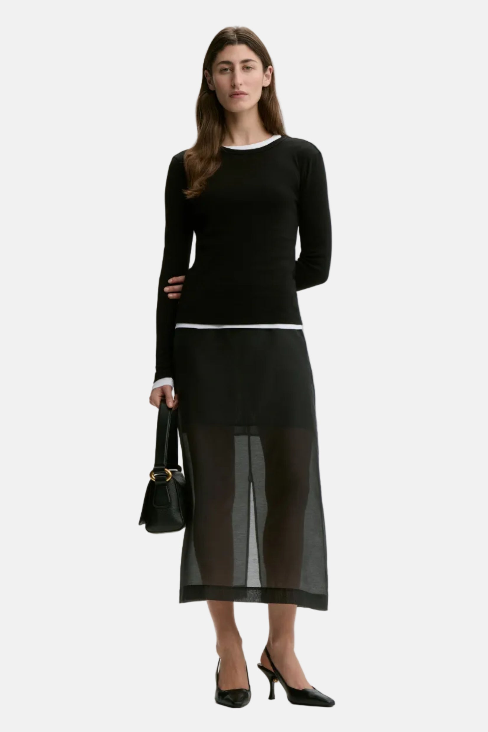 By Malene Birger Brita Flat, Black, Longsleeve