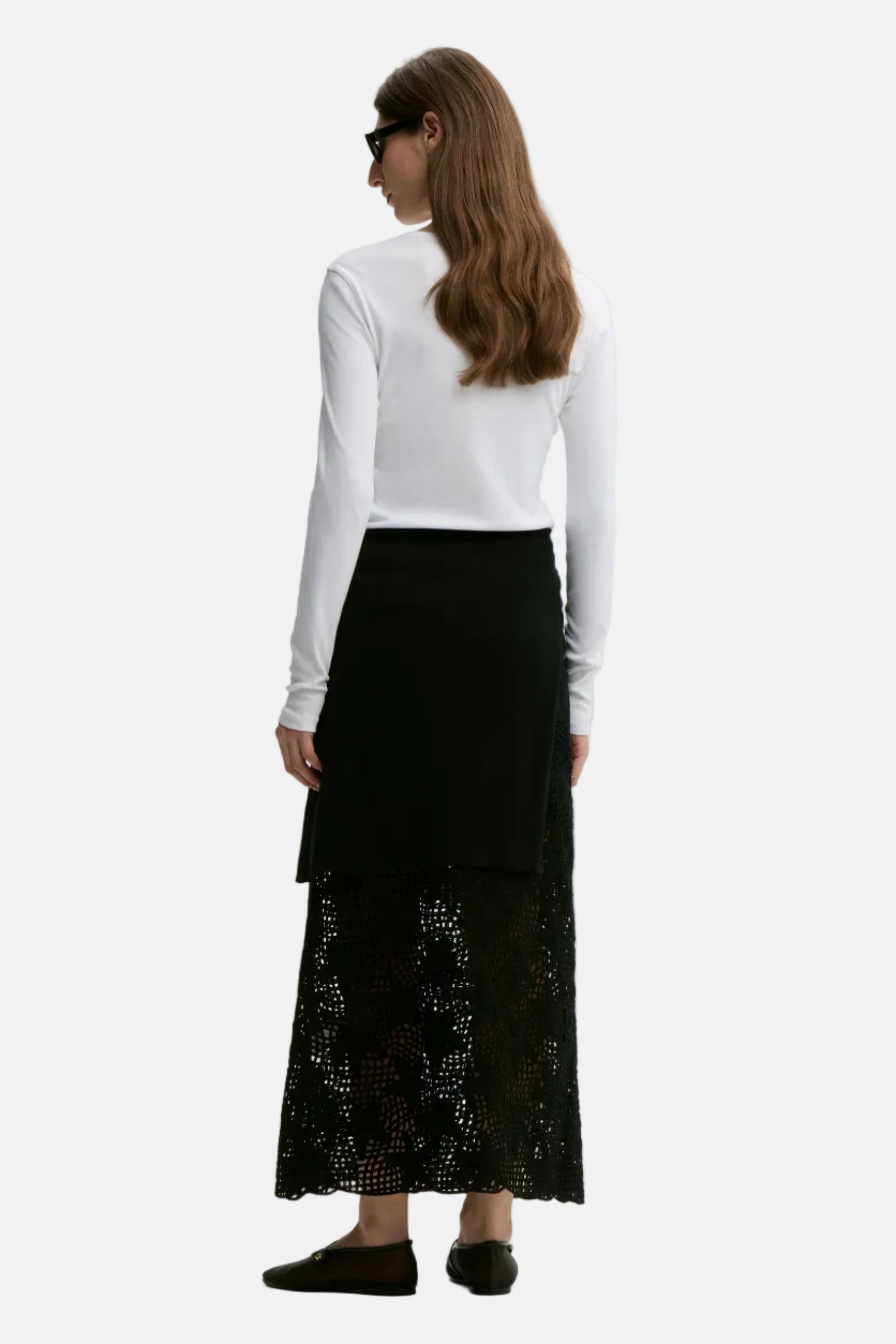 By Malene Birger Brita Flat, Pure White, Longsleeve