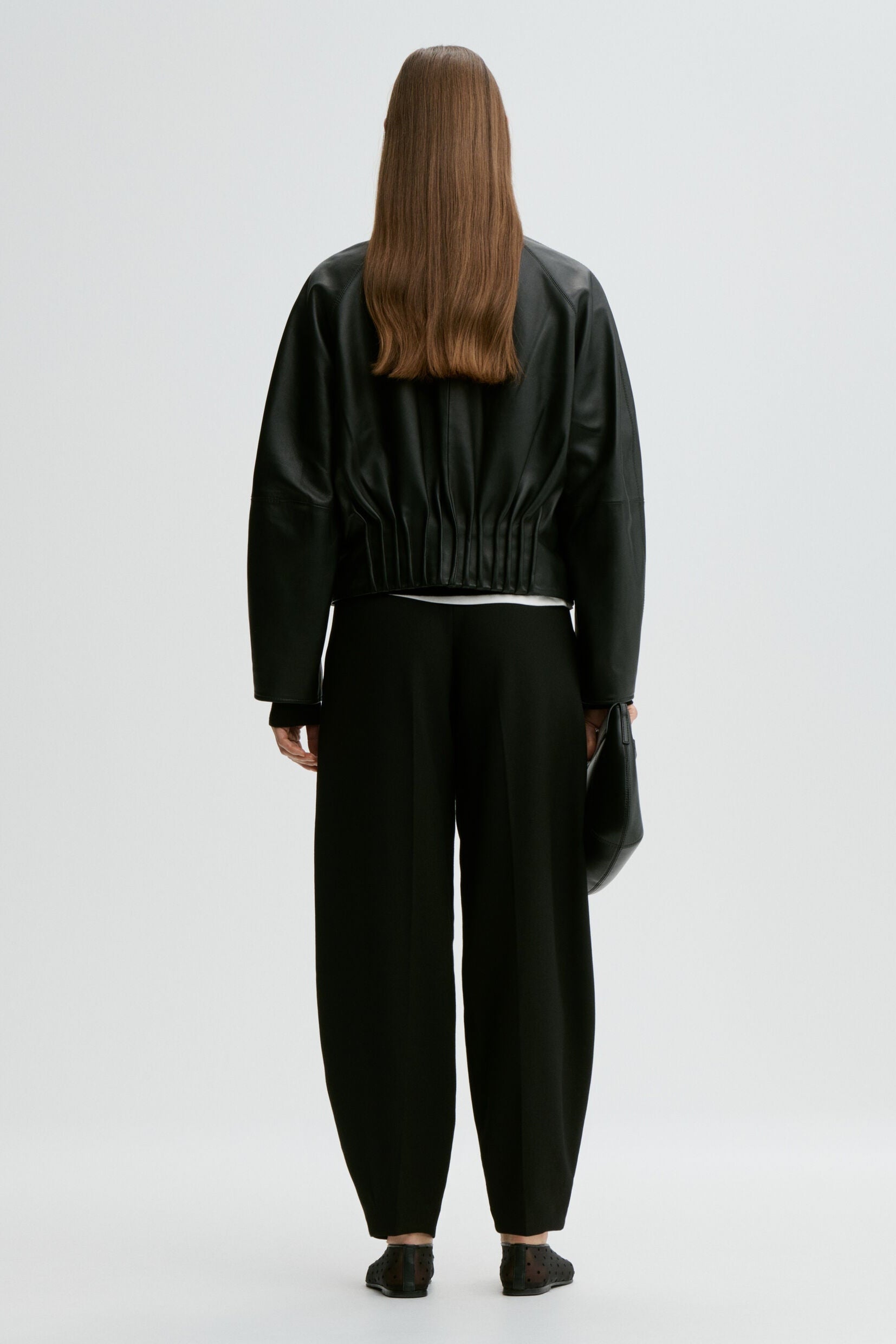 By Malene Birger Suzanne, Schwarz, Lederjacke