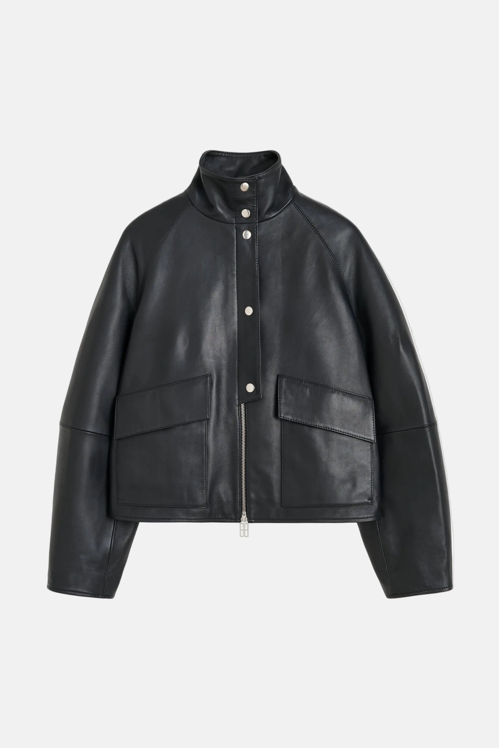 By Malene Birger Suzanne, Schwarz, Lederjacke