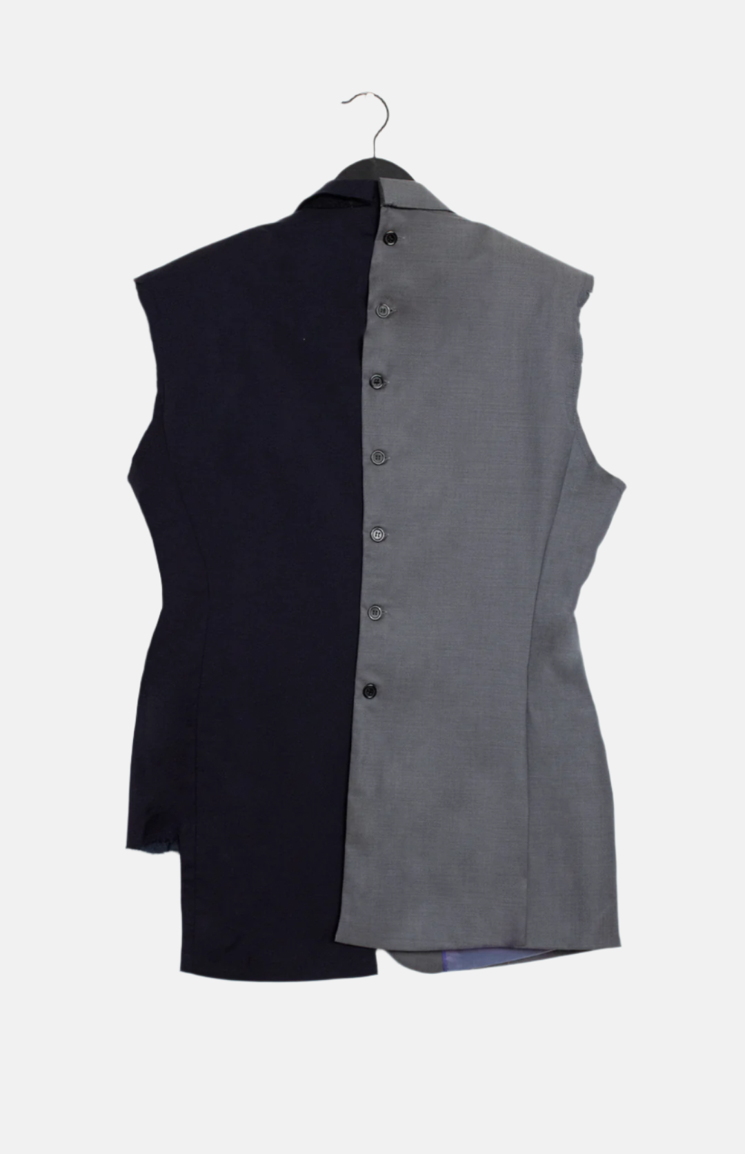 1/OFF Sleeveless Belt, Black/Navy, Blazer