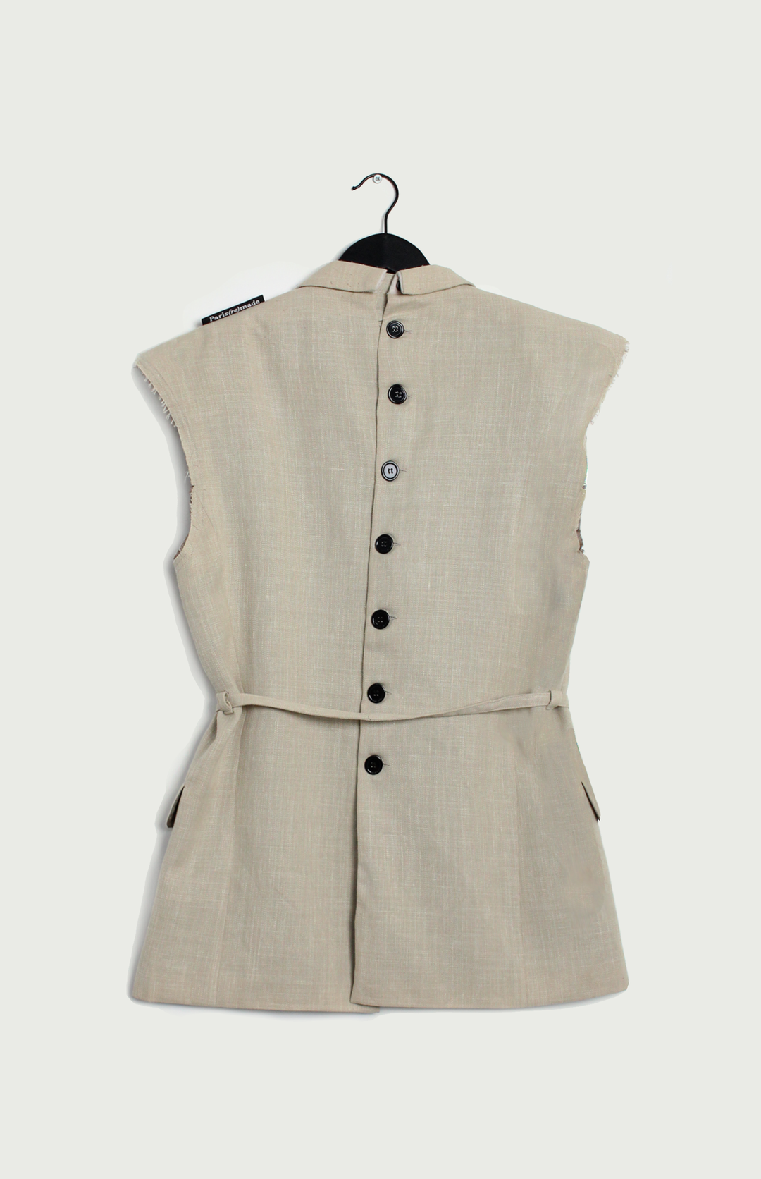 1/OFF Sleeveless Belt, Beige/Grey, Blazer