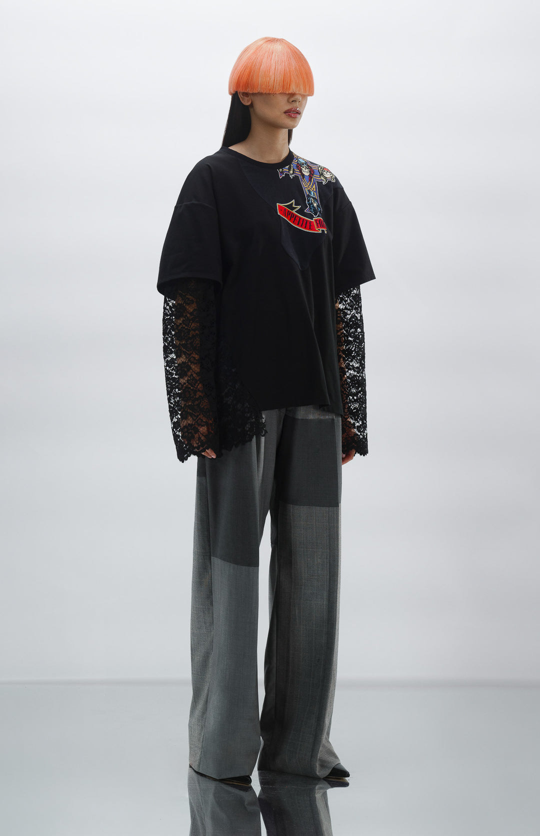 1/OFF Patch X, Black, T-Shirt