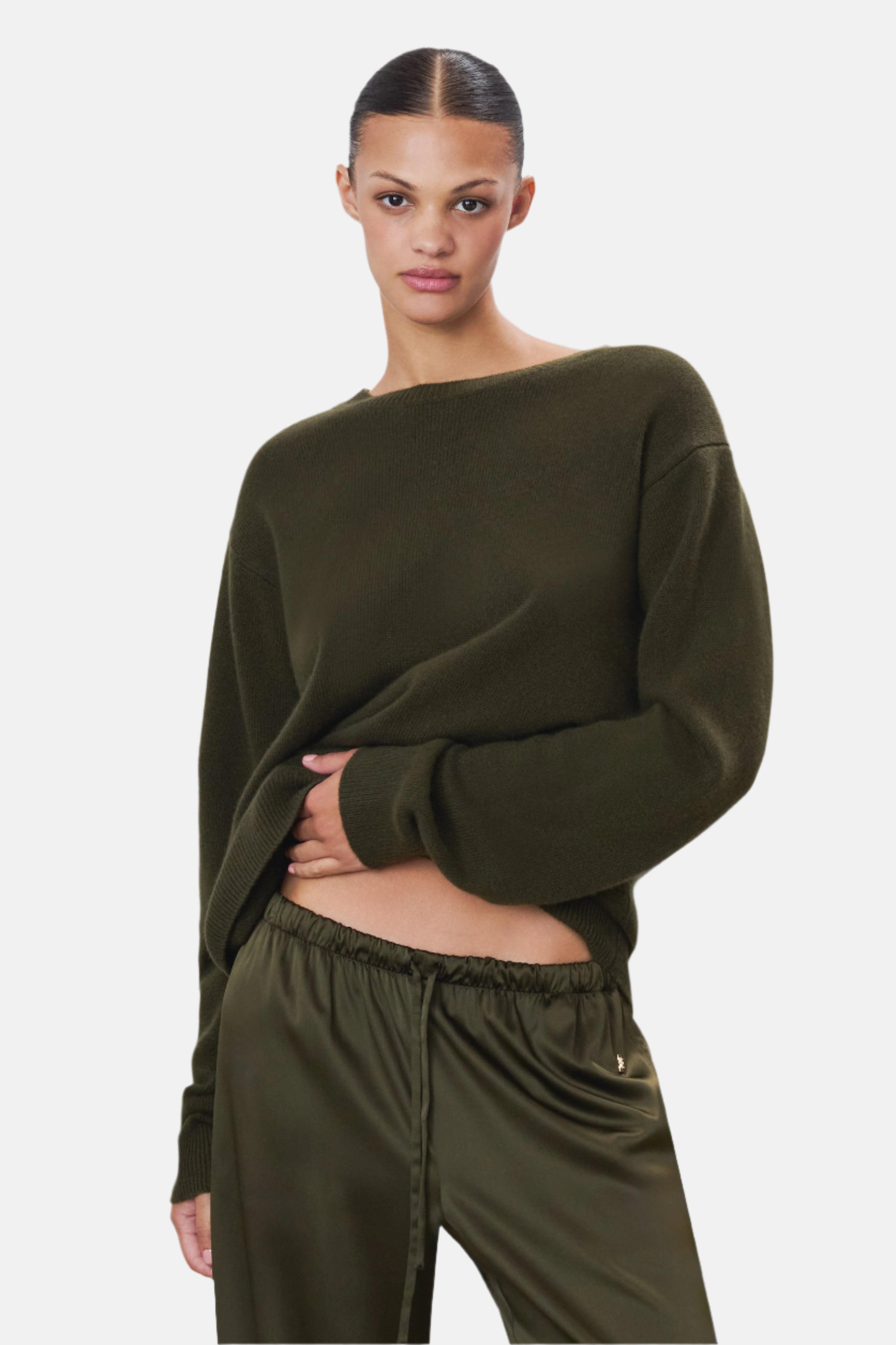 Éterne James Cashmere, Moss Mos, Sweater