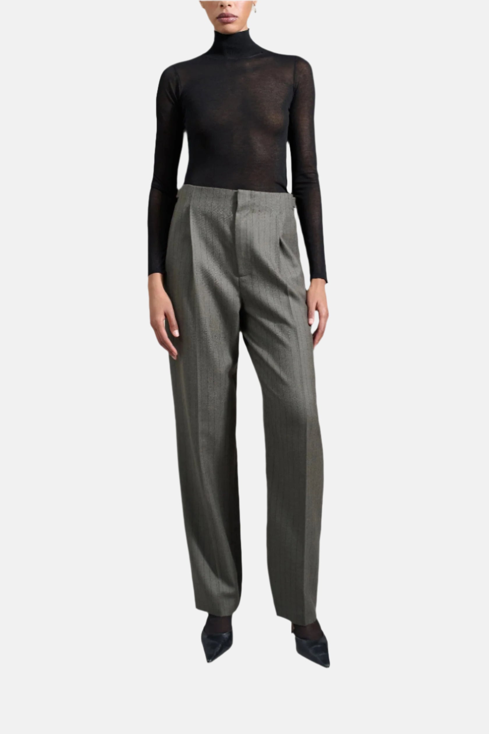 Kallmeyer New York Phoebe, Olive Pinestripe, Hose