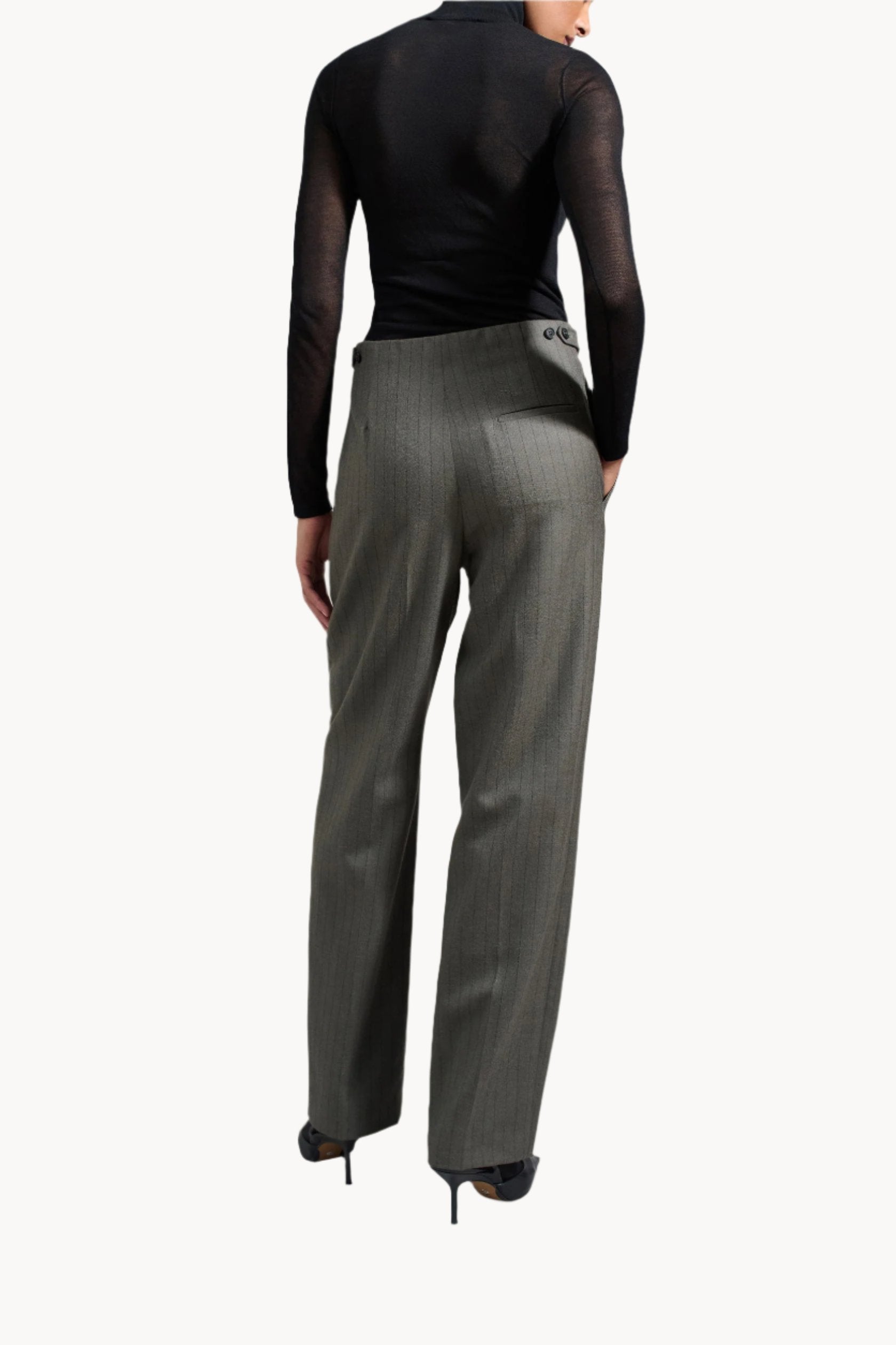 Kallmeyer New York Phoebe, Olive Pinestripe, Hose