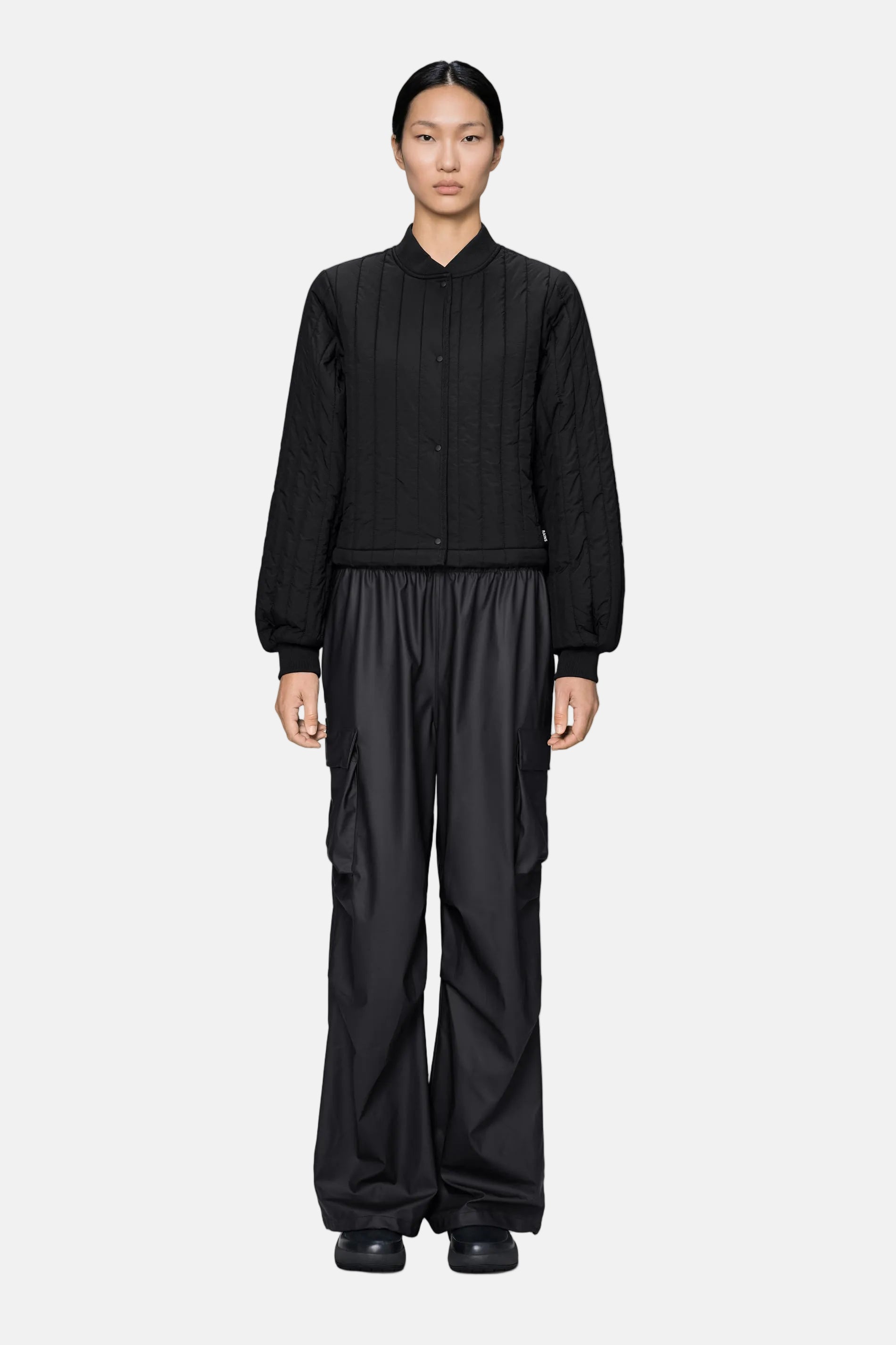 Rains Banja Liner Bomber W, Black, Jacke T1