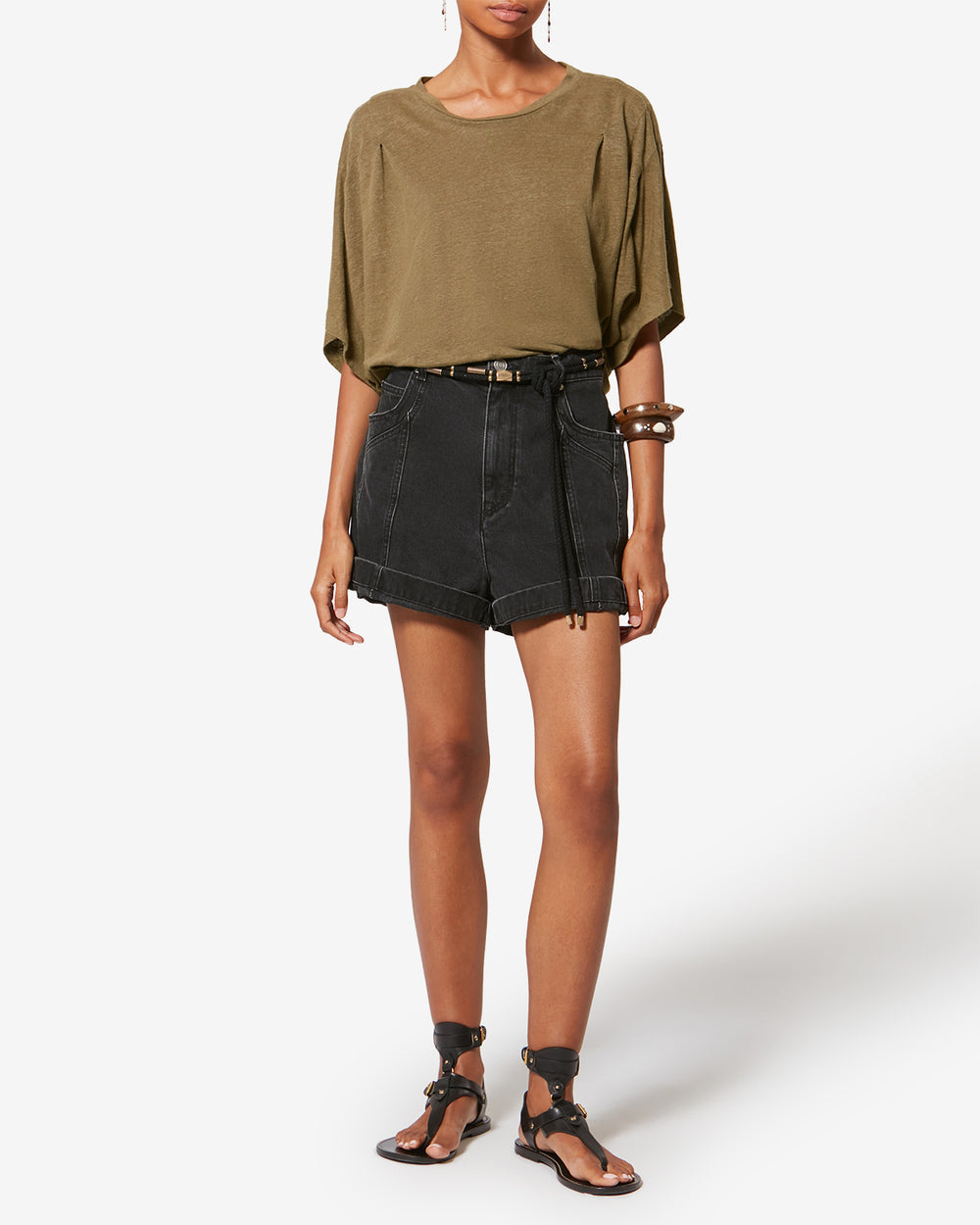 Marant Étoile Kyanza, Dark Khaki, Shirt