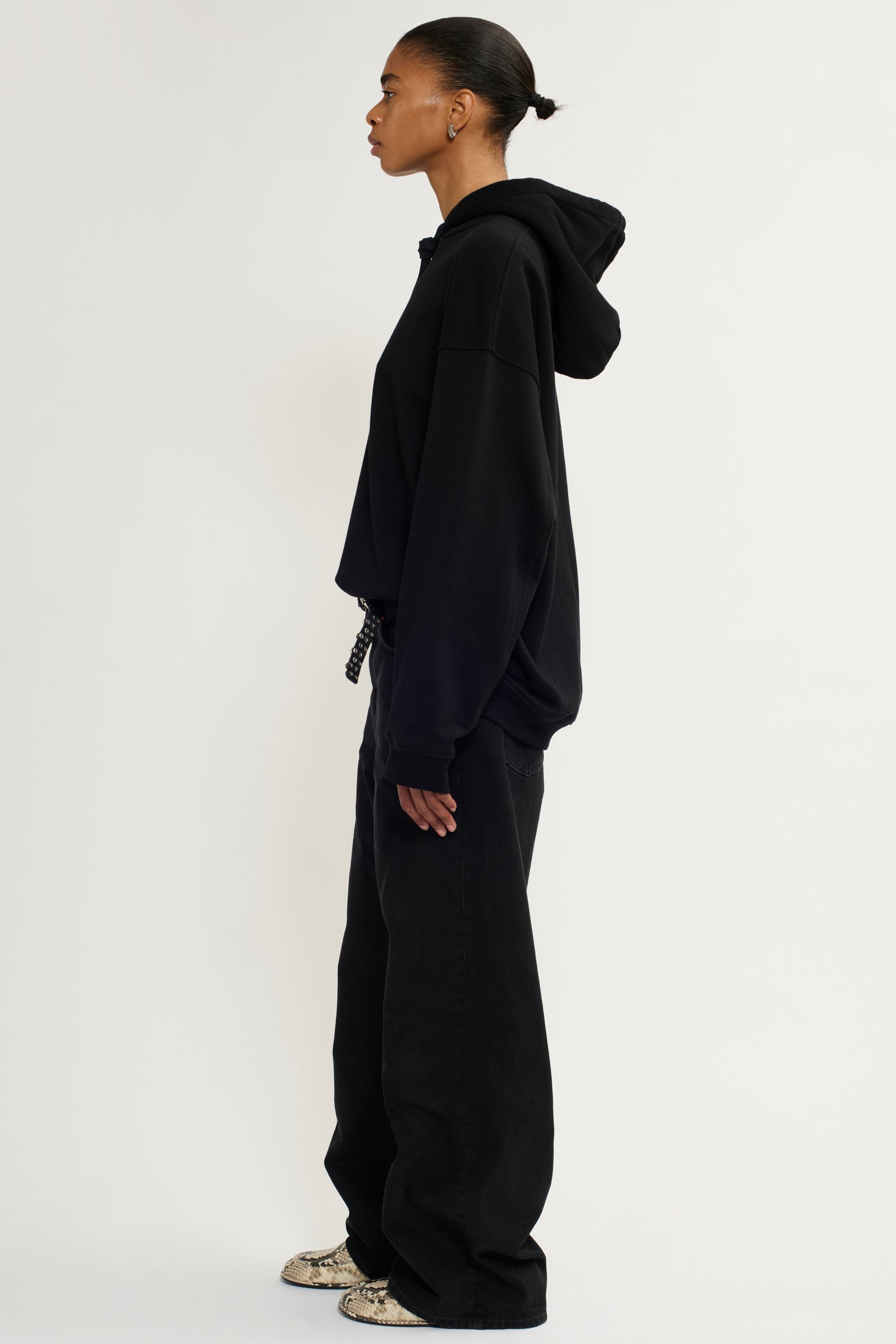 Teurn Studios Boyfriend, Black, Jeans