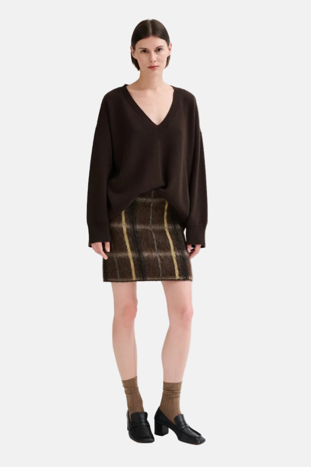 Roberto Jacquard Check, Moro/Grigio, Rock