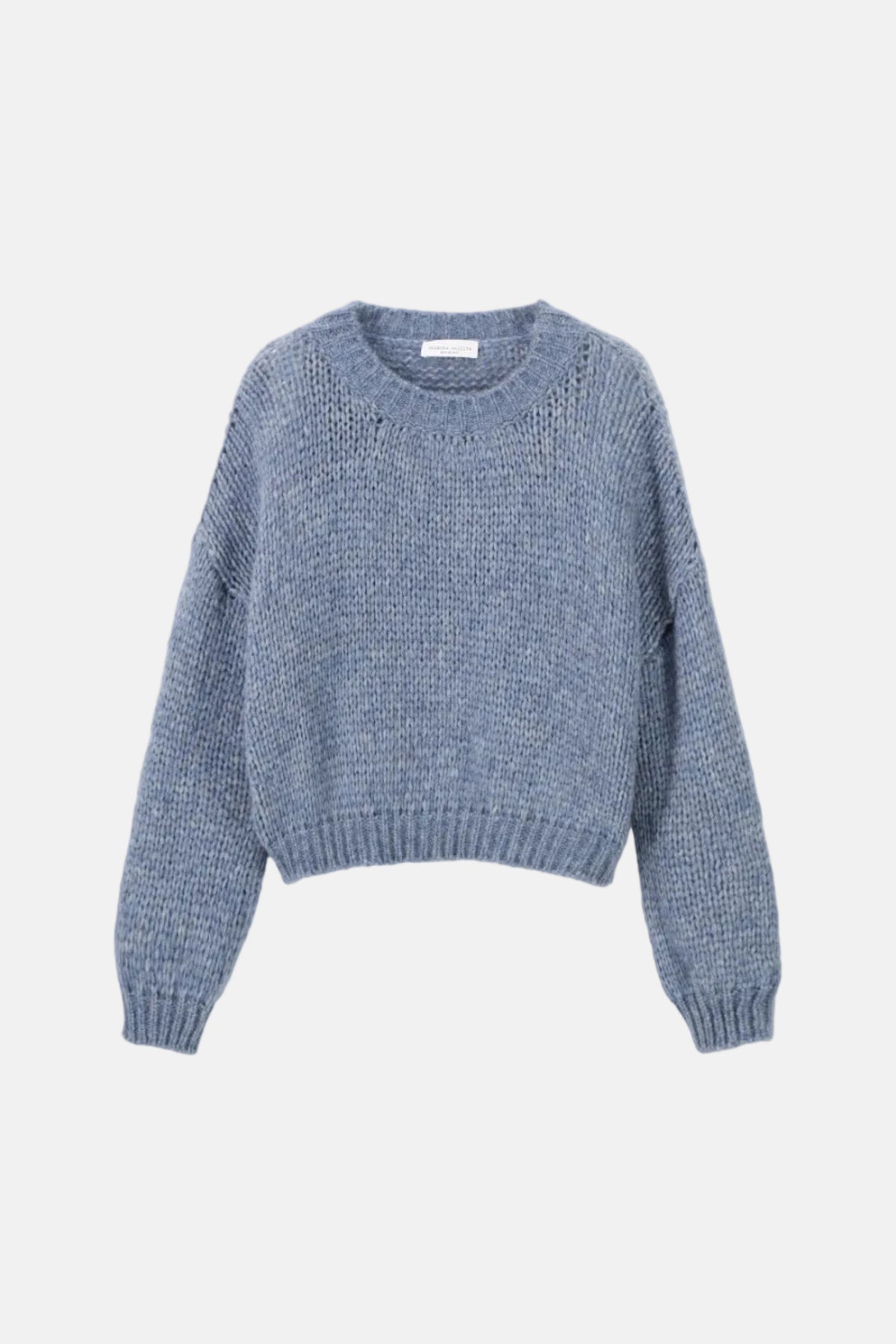 Roberto Girocollo ML, Azzurro, Pull