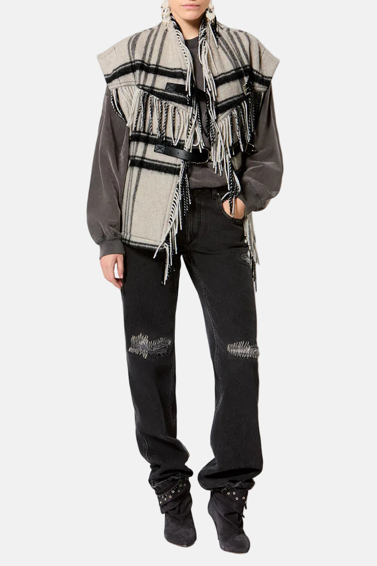 Marant Étoile Ginesa, Noir/Écru, Veste