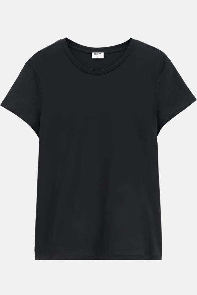 Filippa K. Soft Cotton Tee, Black, T-Shirt