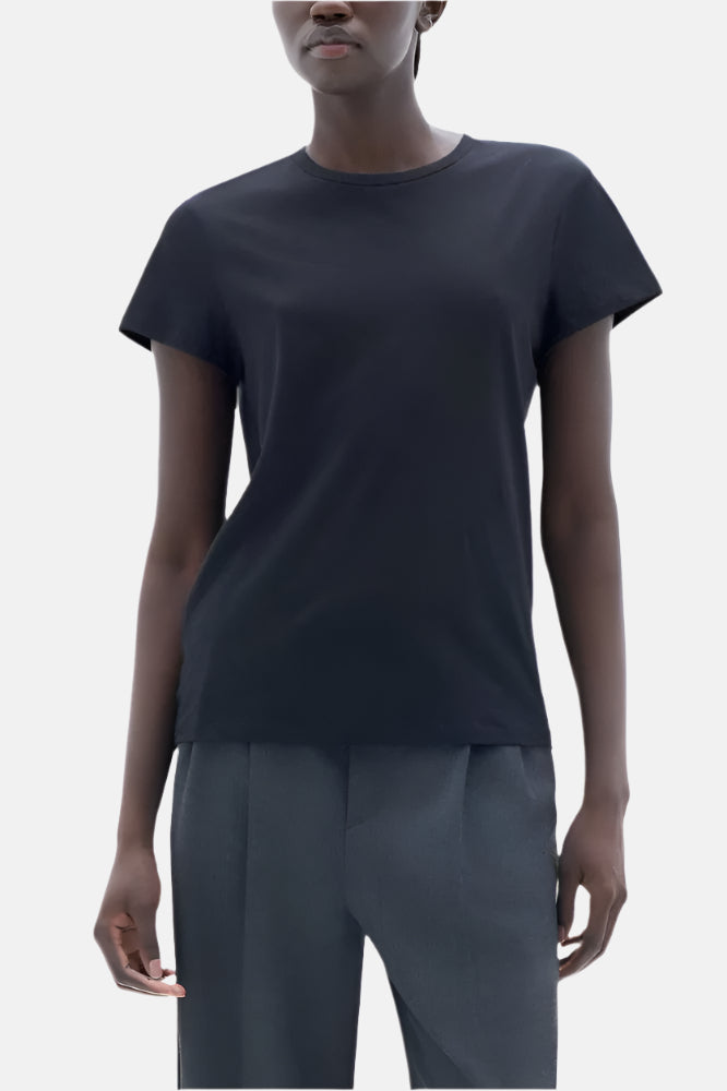 Filippa K. Soft Cotton Tee, Black, T-Shirt