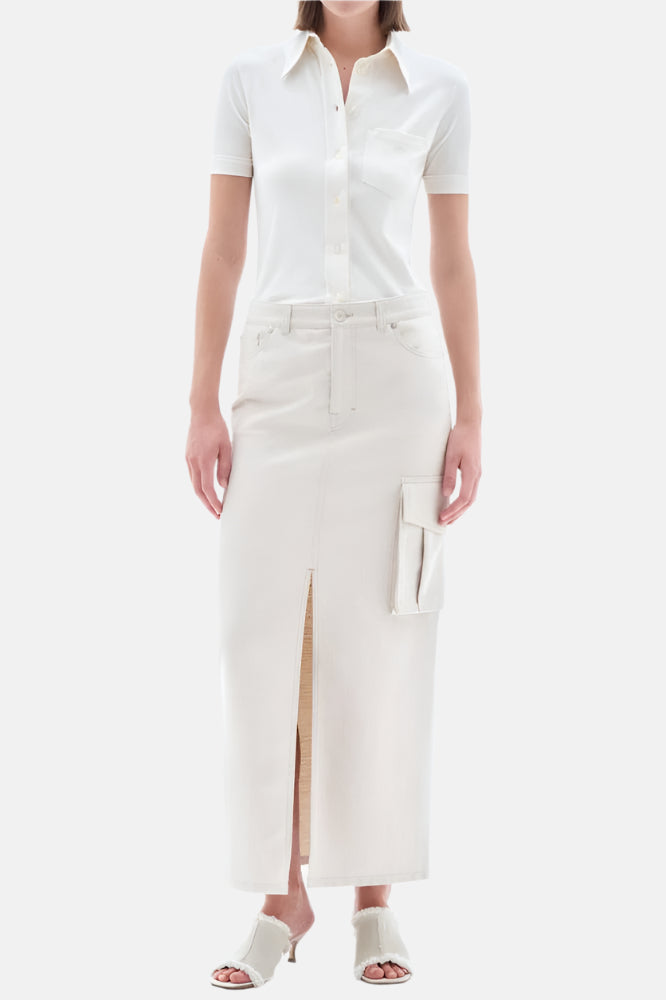 Long Cargo, Ivory, Skirt