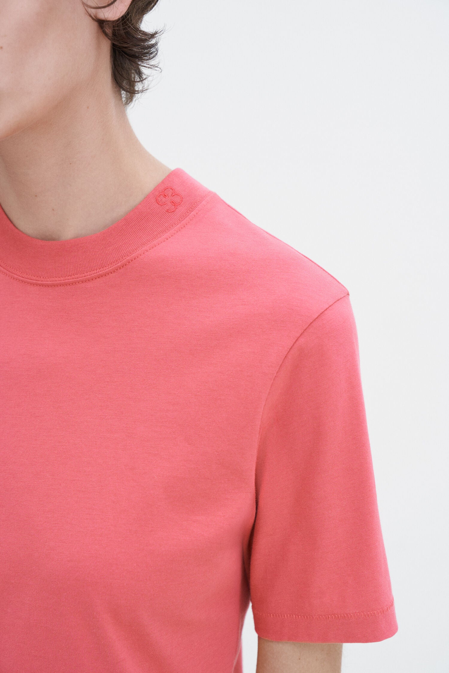 Filippa K Mock Neck, Light Rasp, T-Shirt