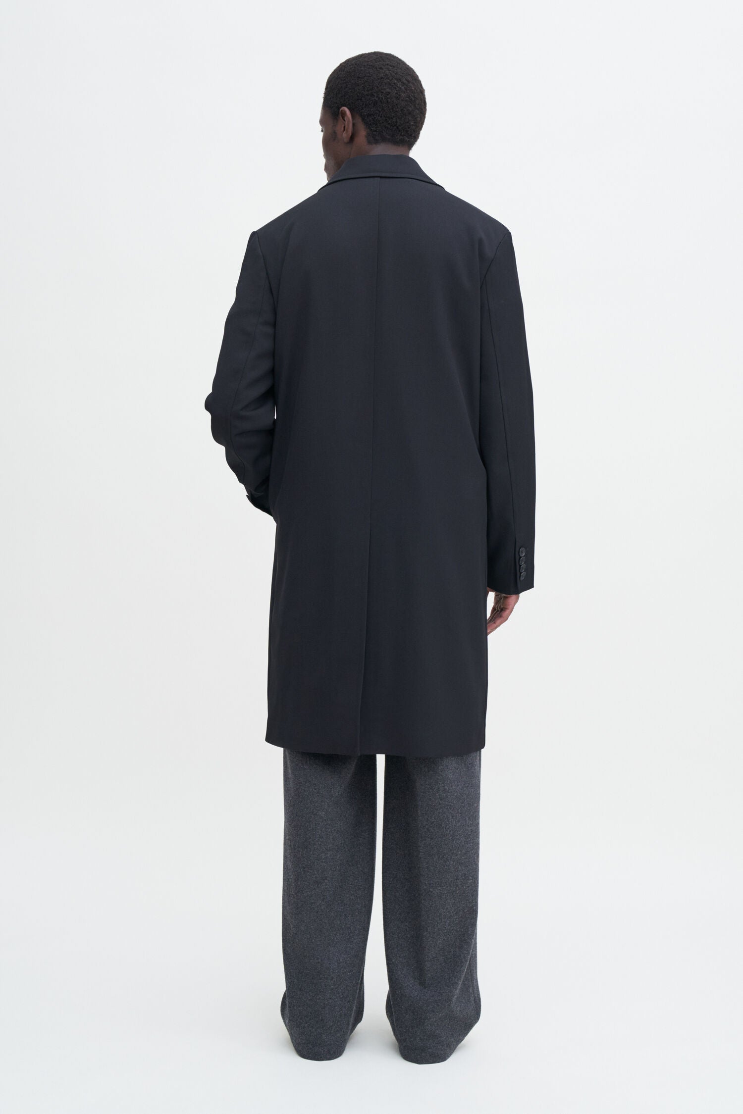 Filippa K Lightweight Twill, Black, Coat
