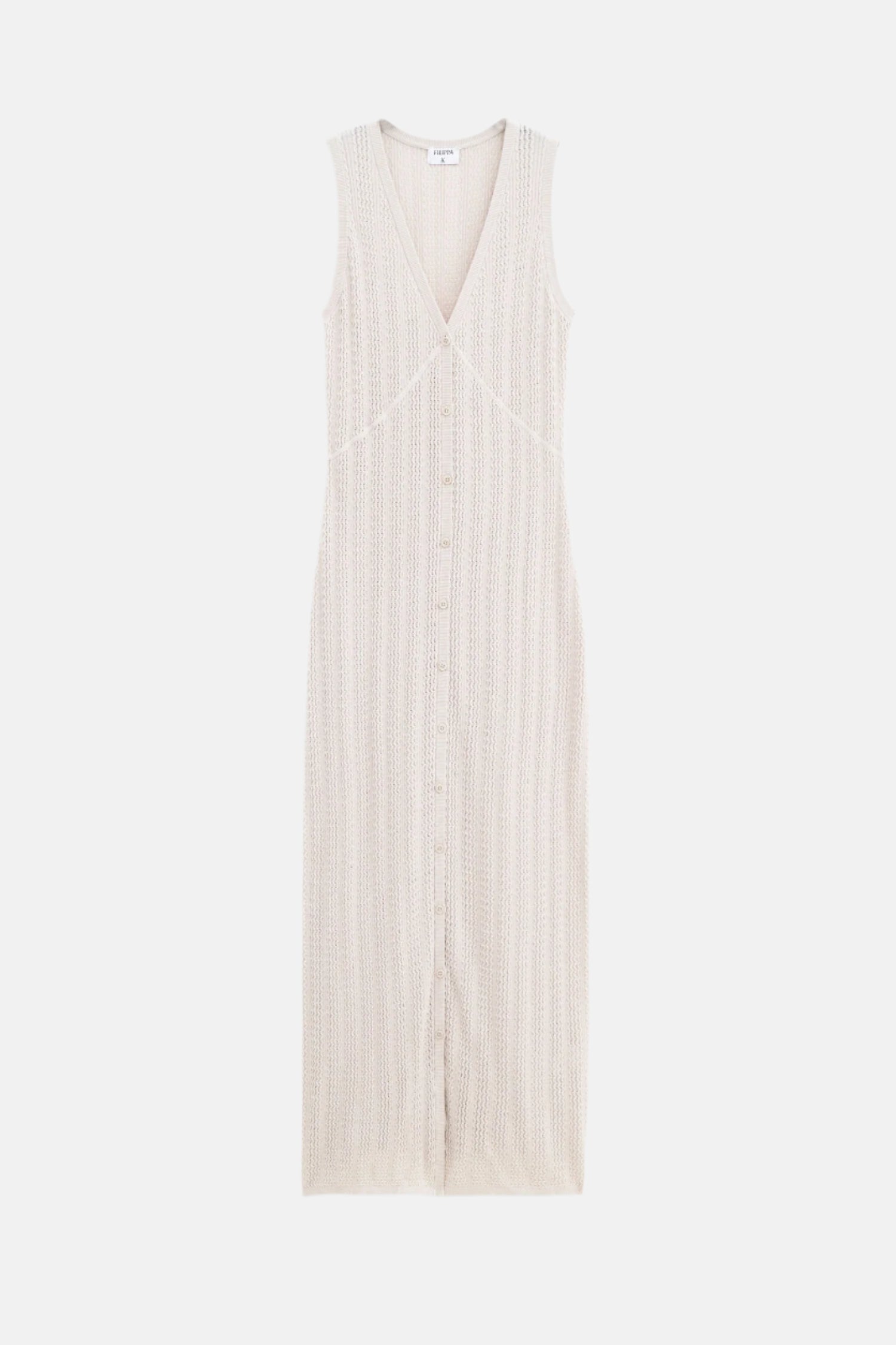 Filippa K Buttoned Lace, Light, Kleid