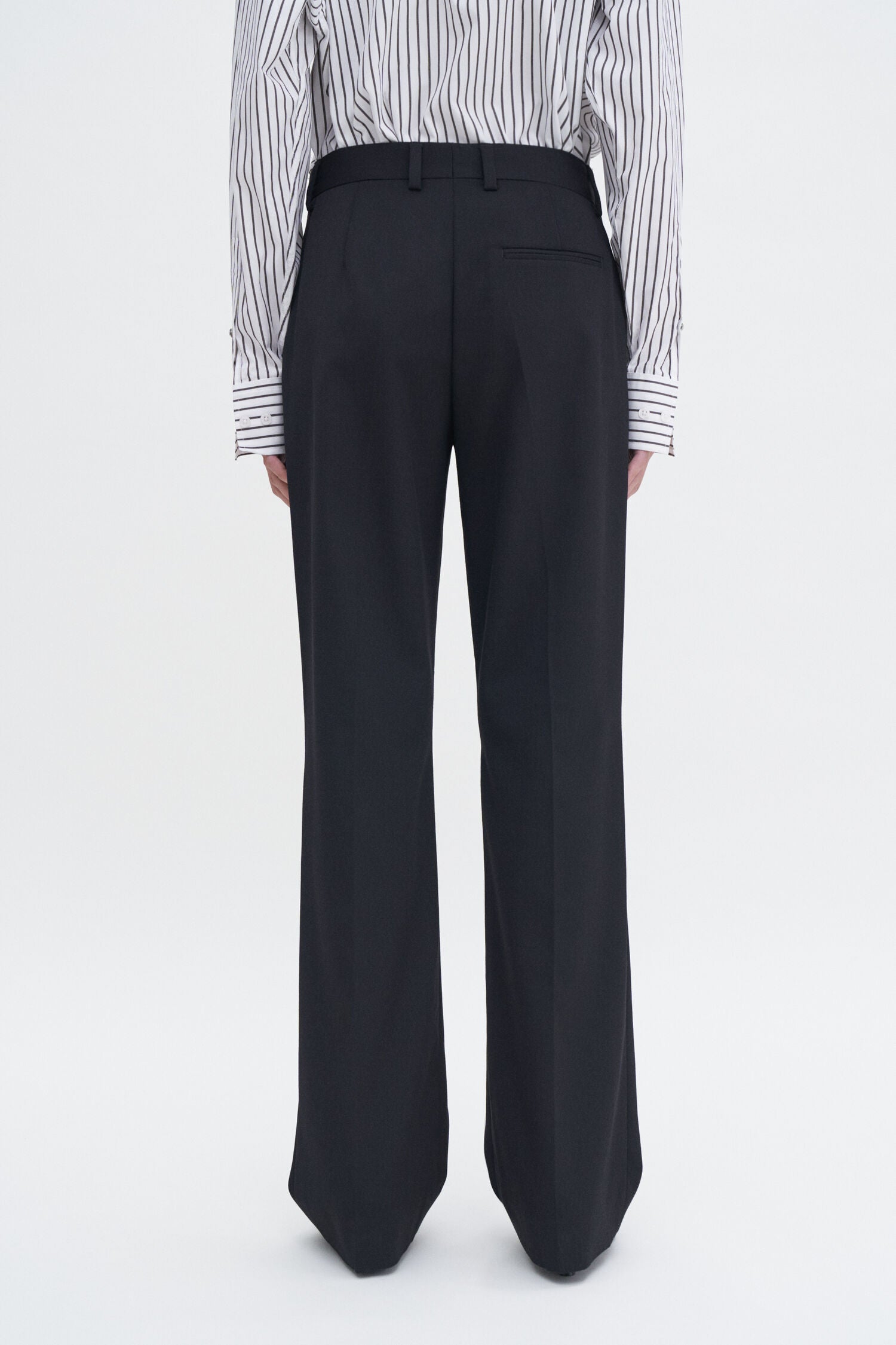 Filippa K High Waist Bootcut, Black, Hose