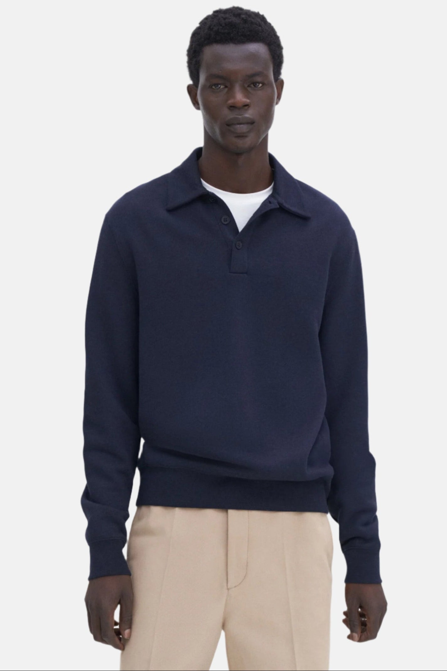 Filippa K Polo, Navy, Sweatshirt