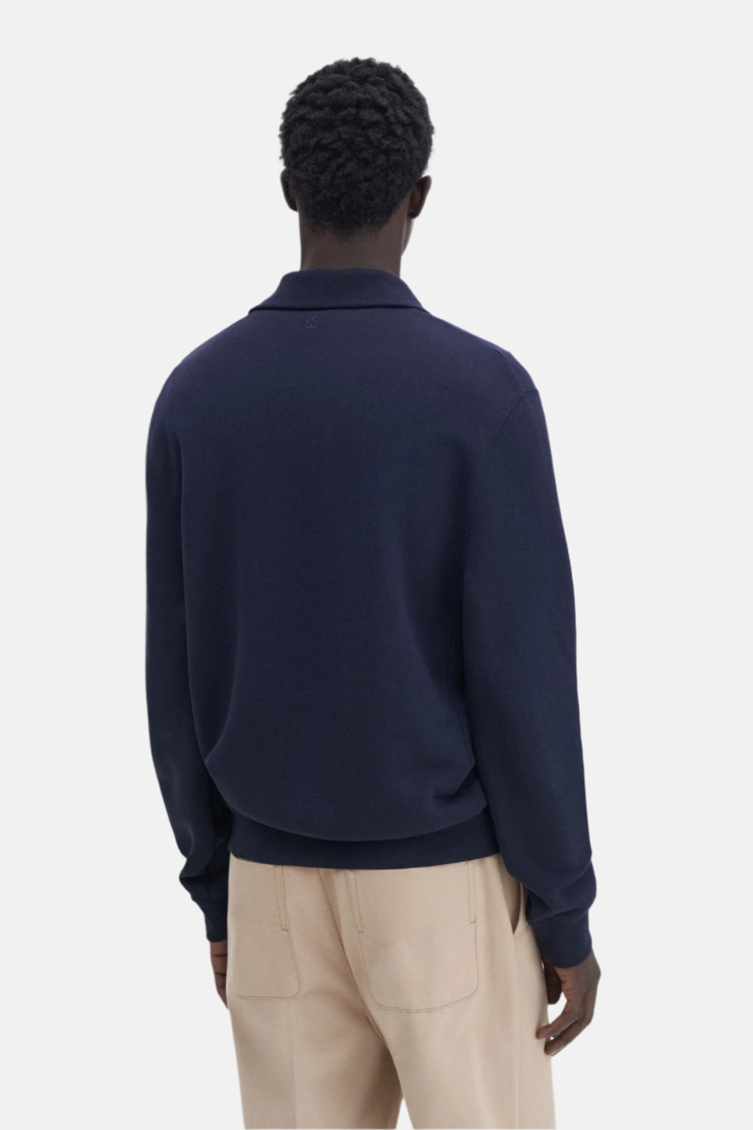 Filippa K Polo, Navy, Sweatshirt