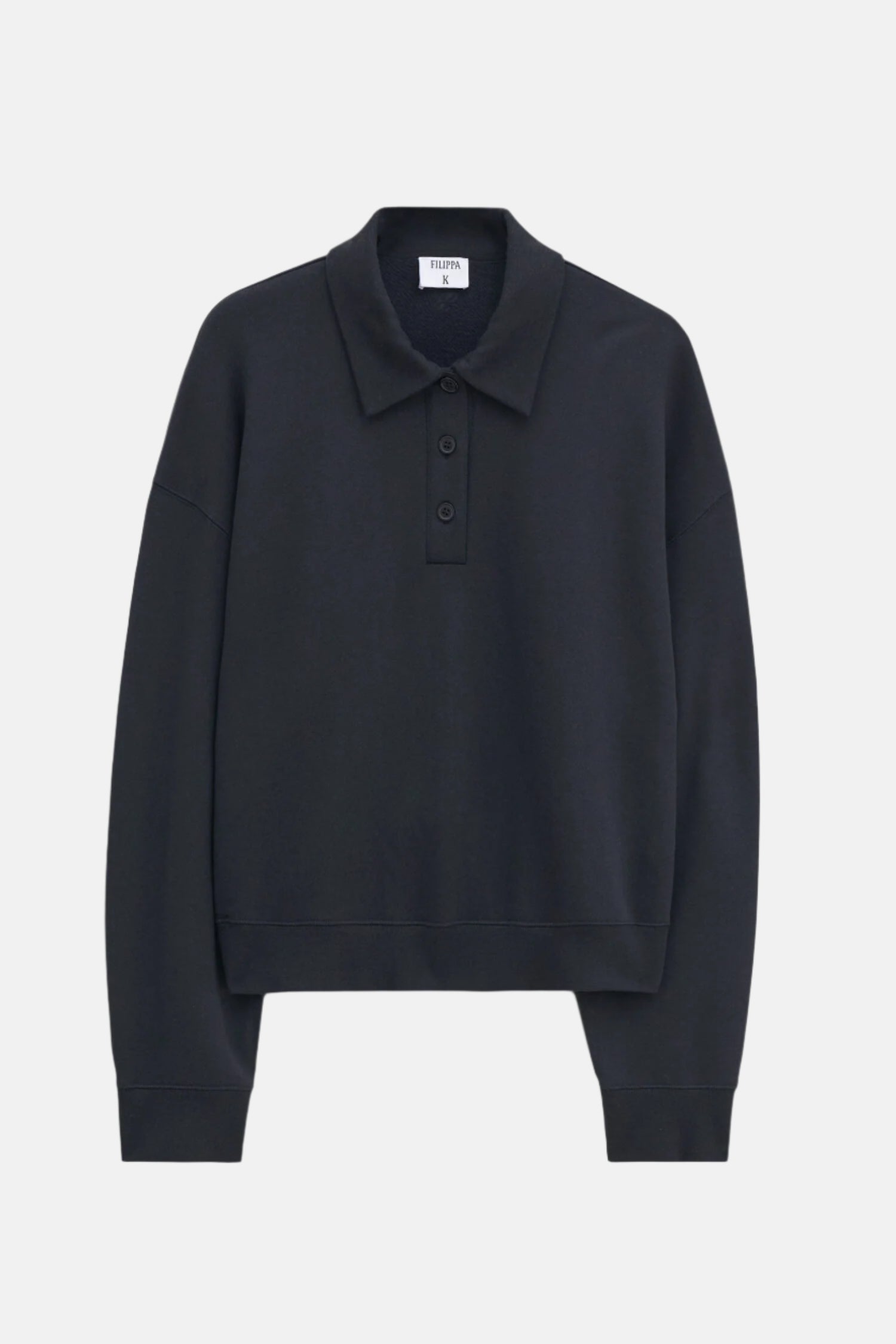 Filippa K Polo, Black, Sweatshirt