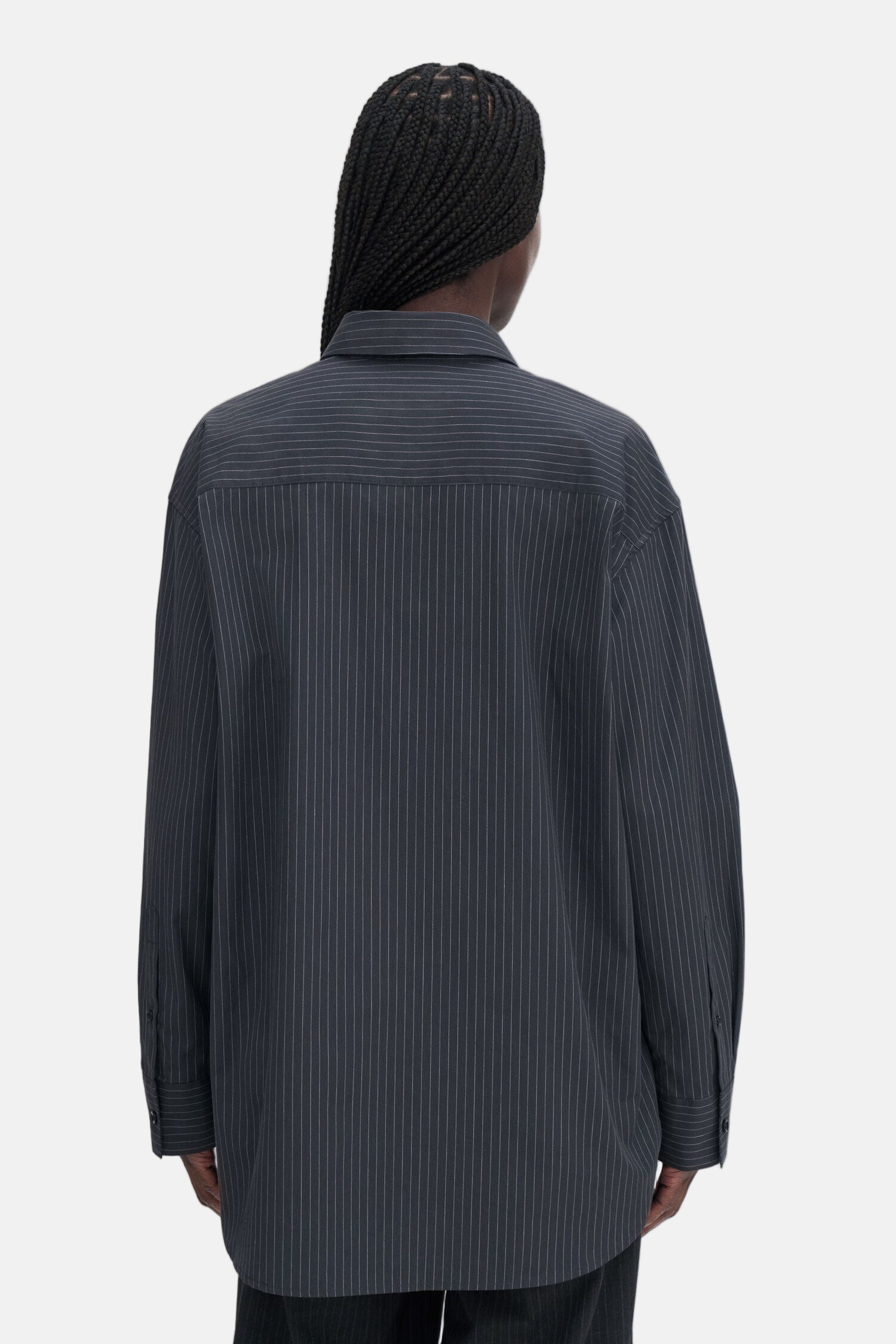 Filippa K Sammy, Grau, Pinstripe Shirt