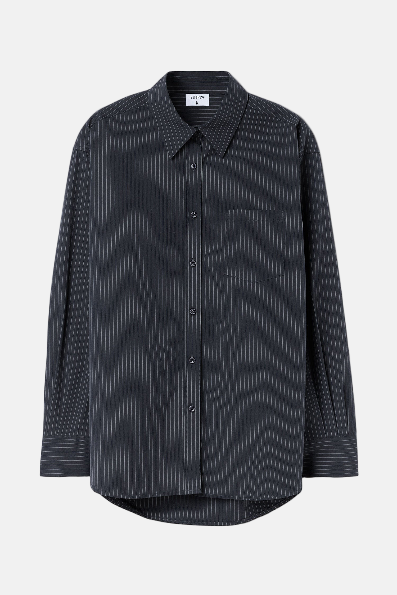 Filippa K Sammy, Grau, Pinstripe Shirt
