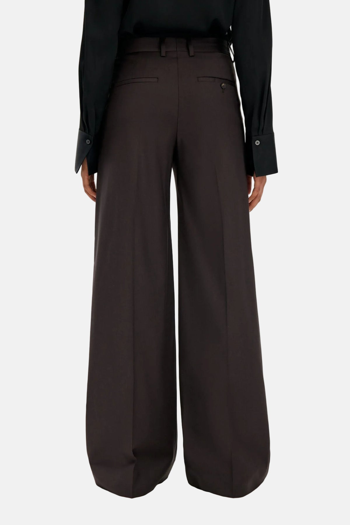 Filippa K Harlow Wool, Dark Chocolate, Hose