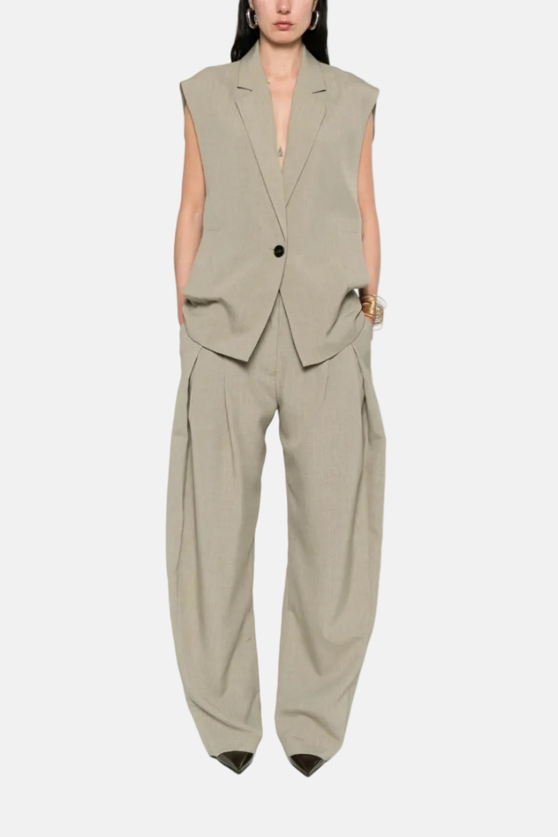 IRO Soledad, Olive Green, Weste