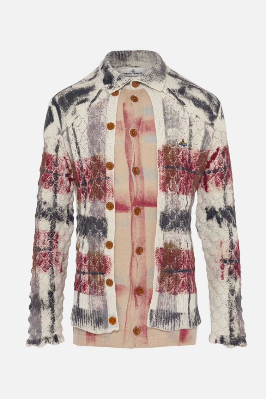 Vivienne Westwood Dual Tartan, Multi, Cardigan