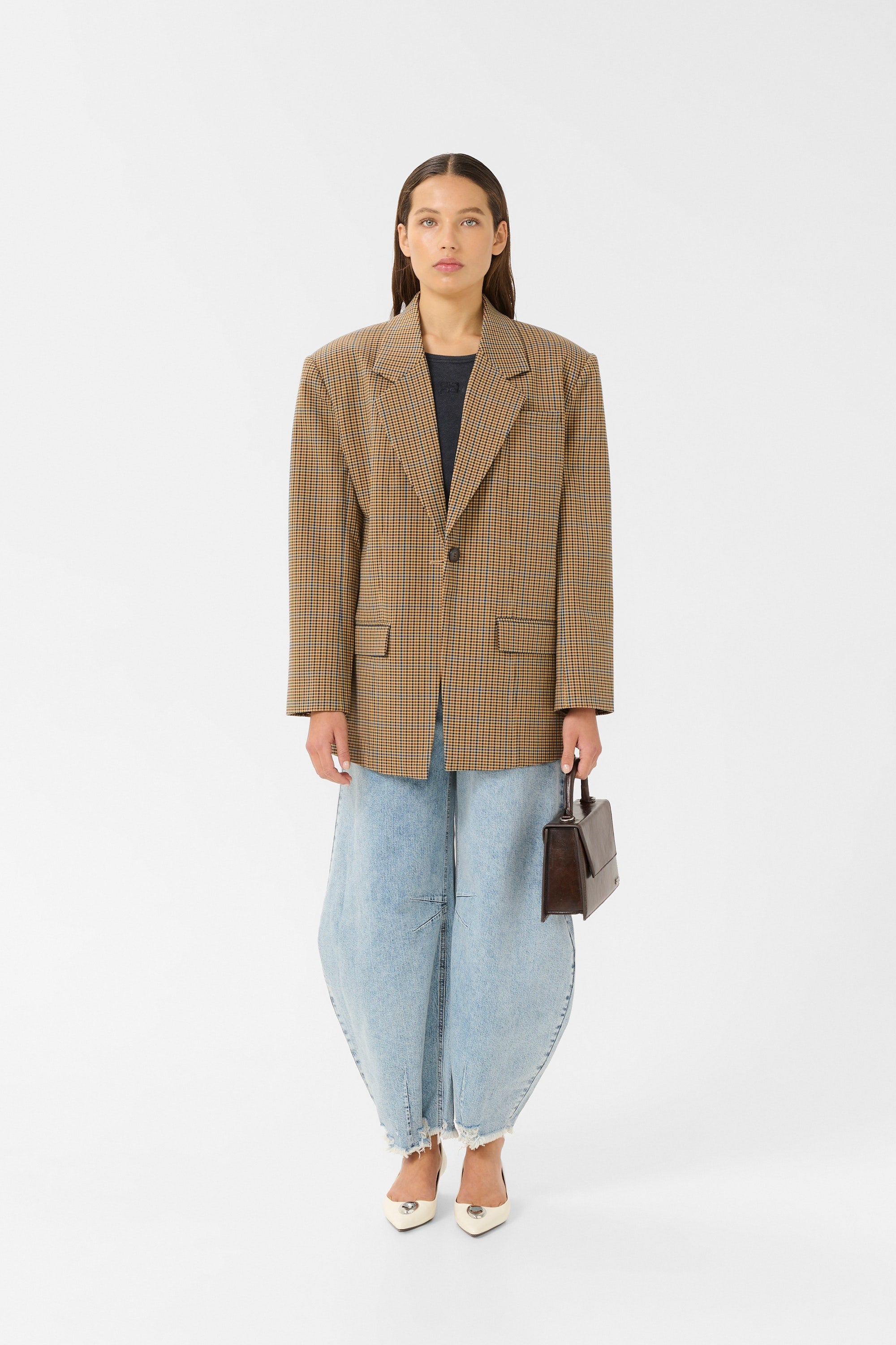Gestuz Corina, Multi Color Check, Blazer